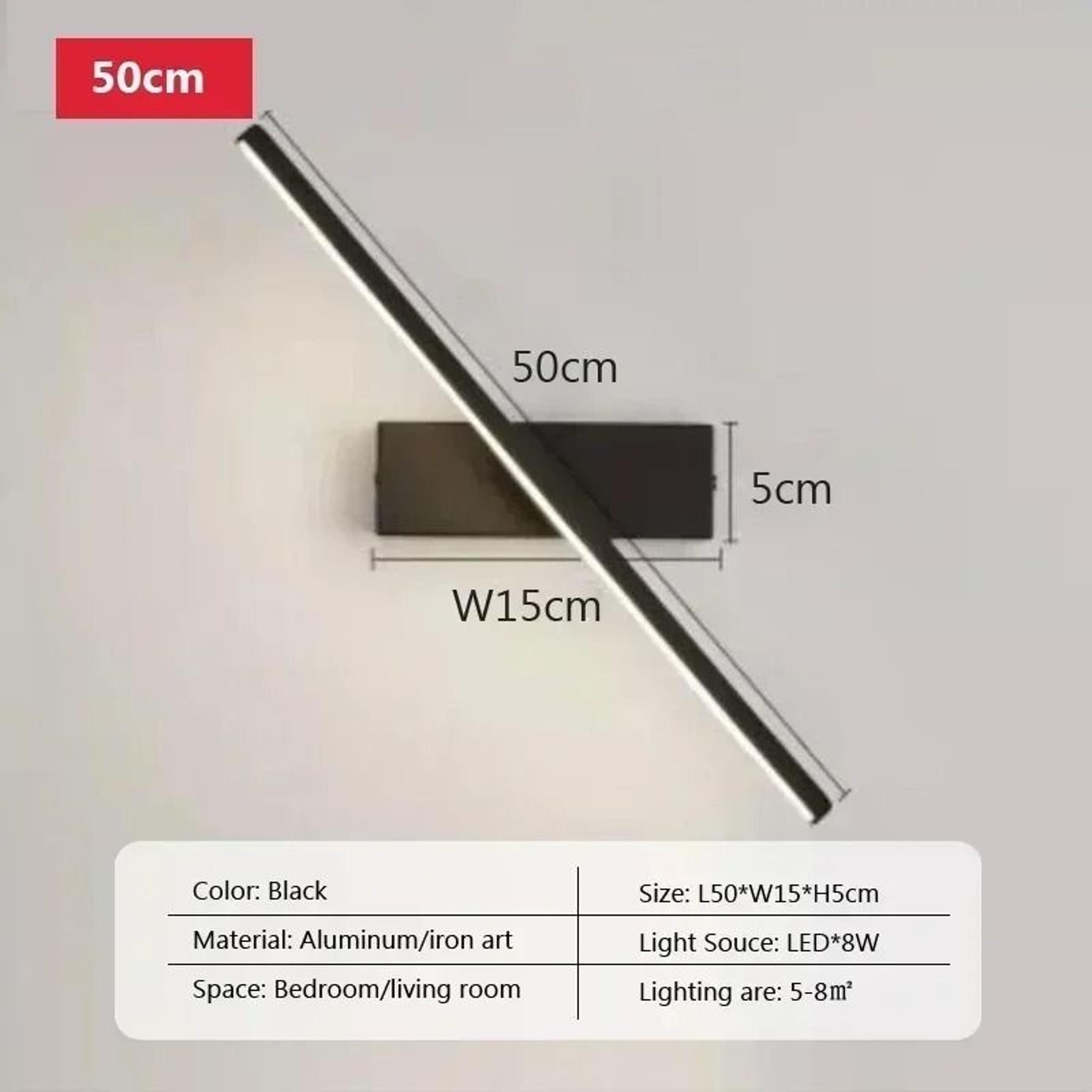 Rotatable LED Wall Sconce For Bedroom  Bathroom Mirror 10