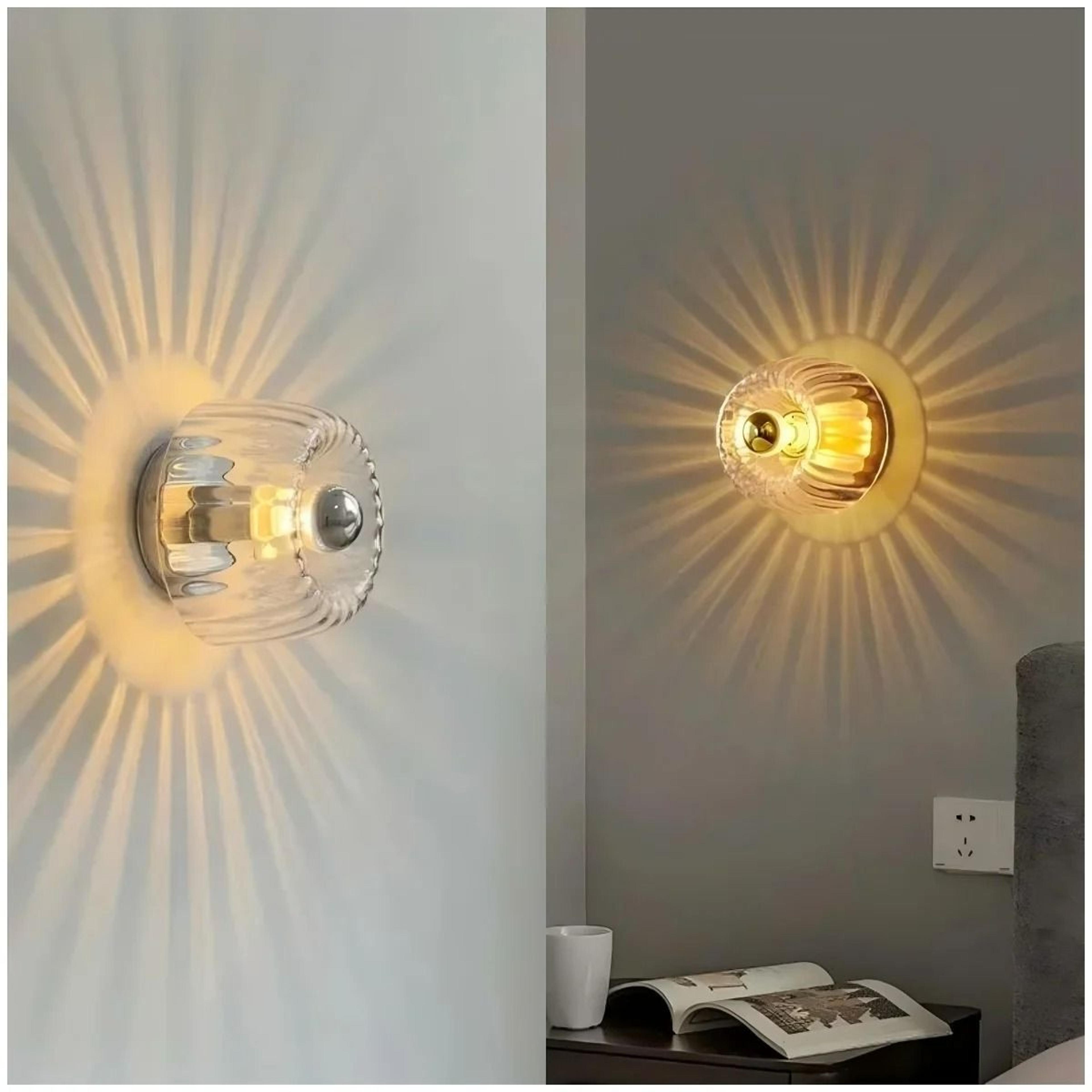 Modern Bauhaus Glass Wall Sconce  Ceiling Light 0