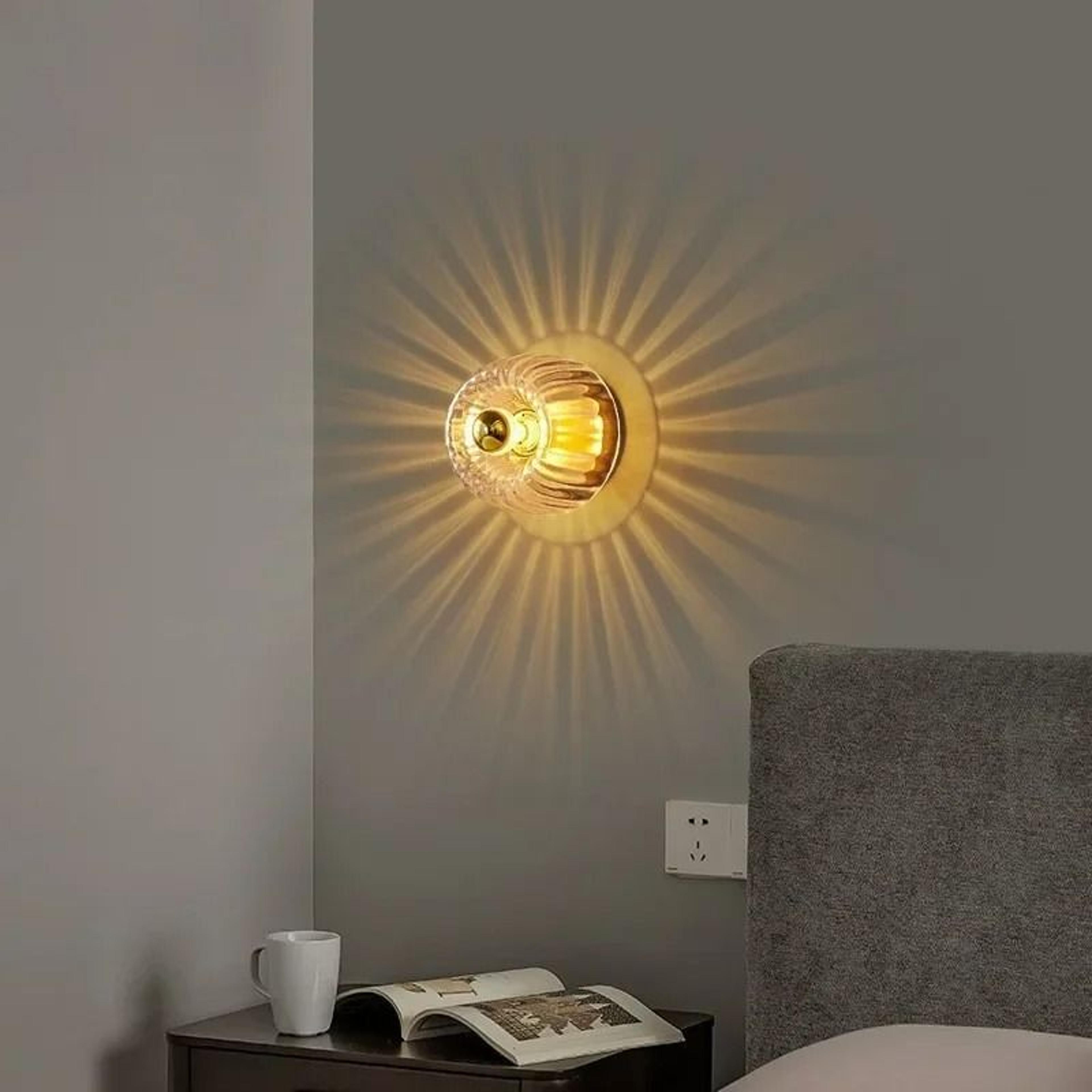 Modern Bauhaus Glass Wall Sconce  Ceiling Light 2