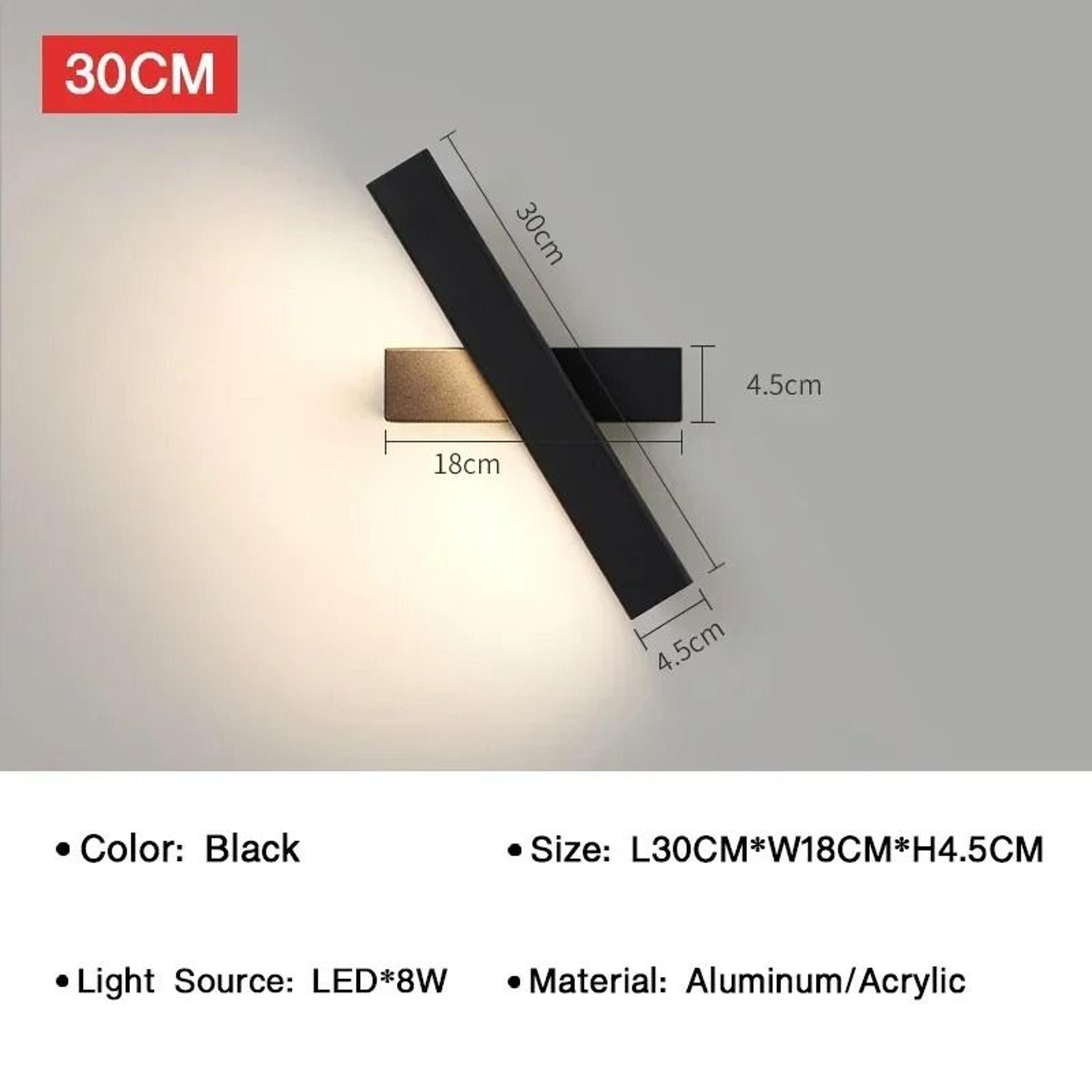 Modern 350 Rotatable Indoor LED Wall Sconce 10