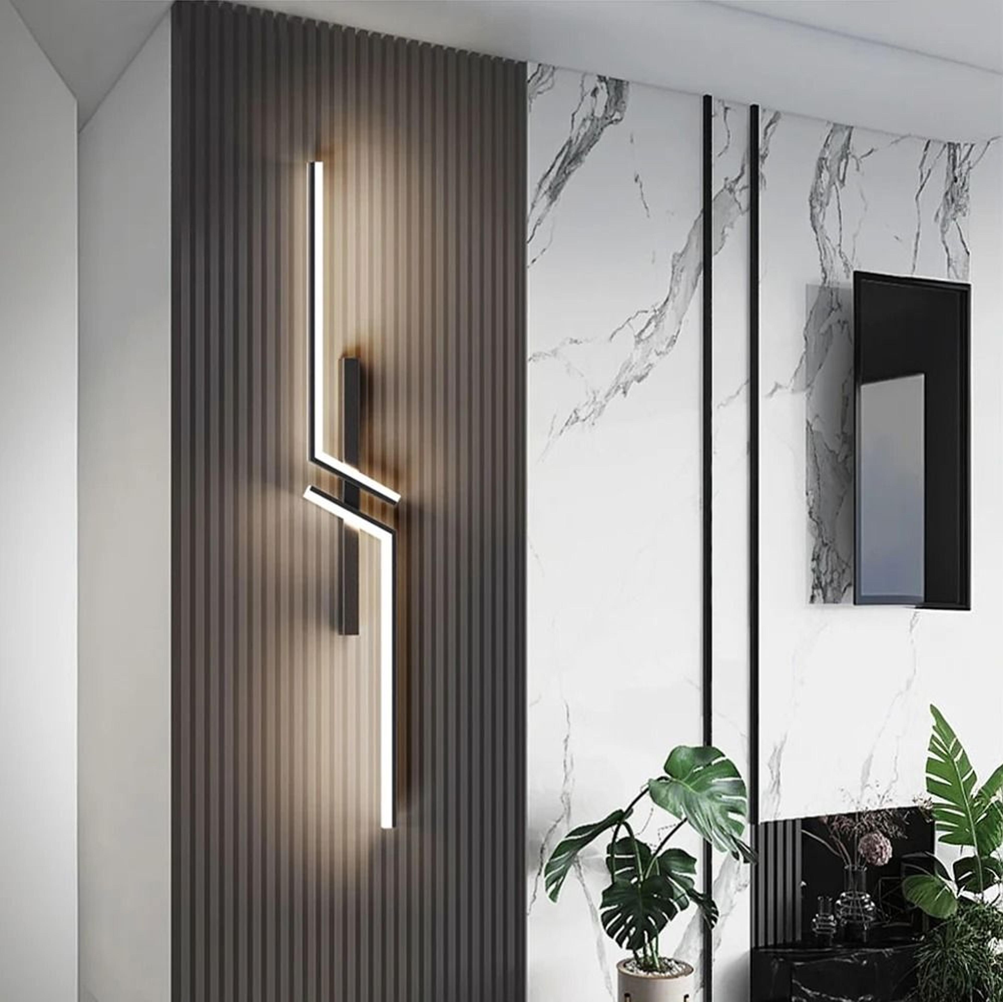 modern minimalist linear led wall sconce
