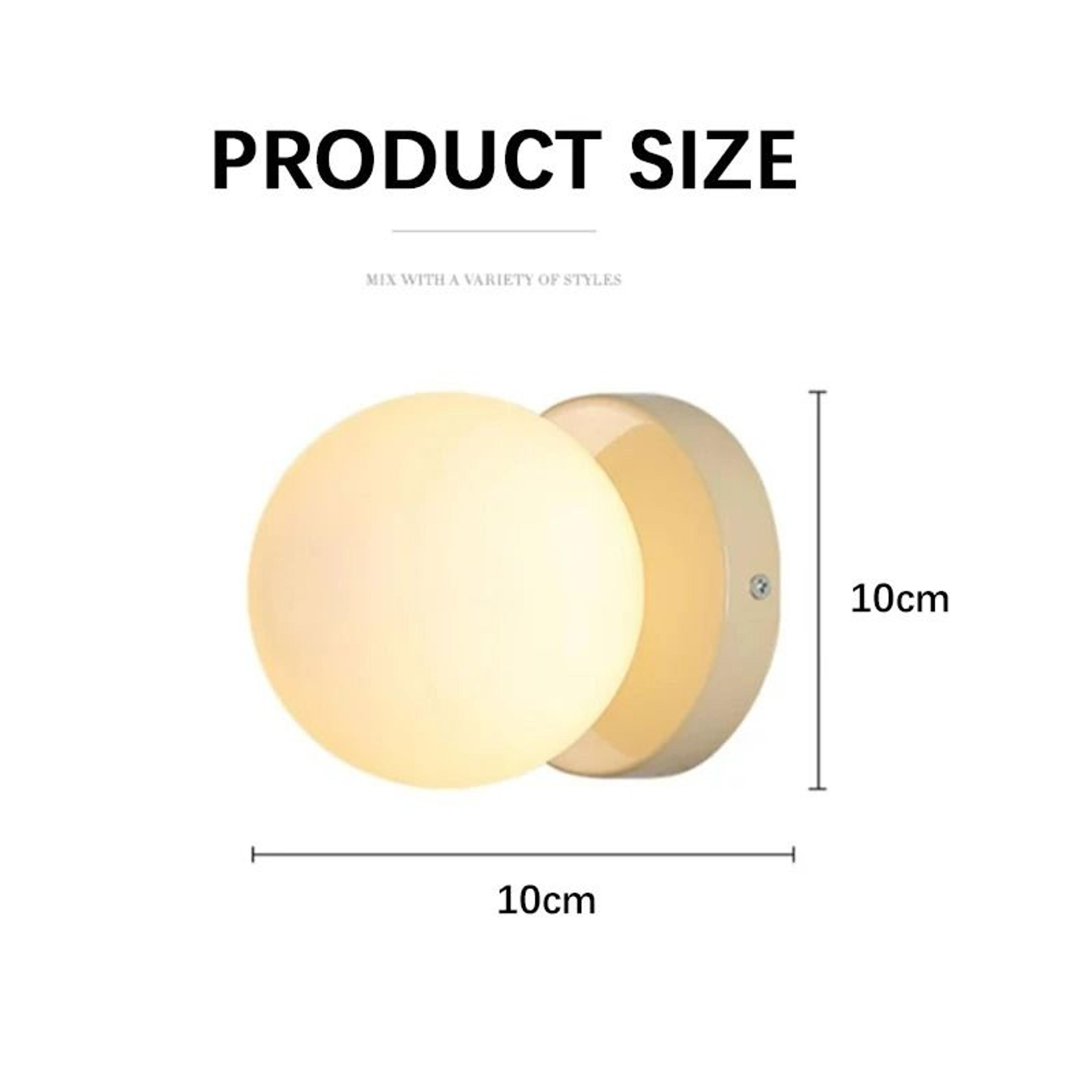 Nordic Glass Orb Wall Sconce 5