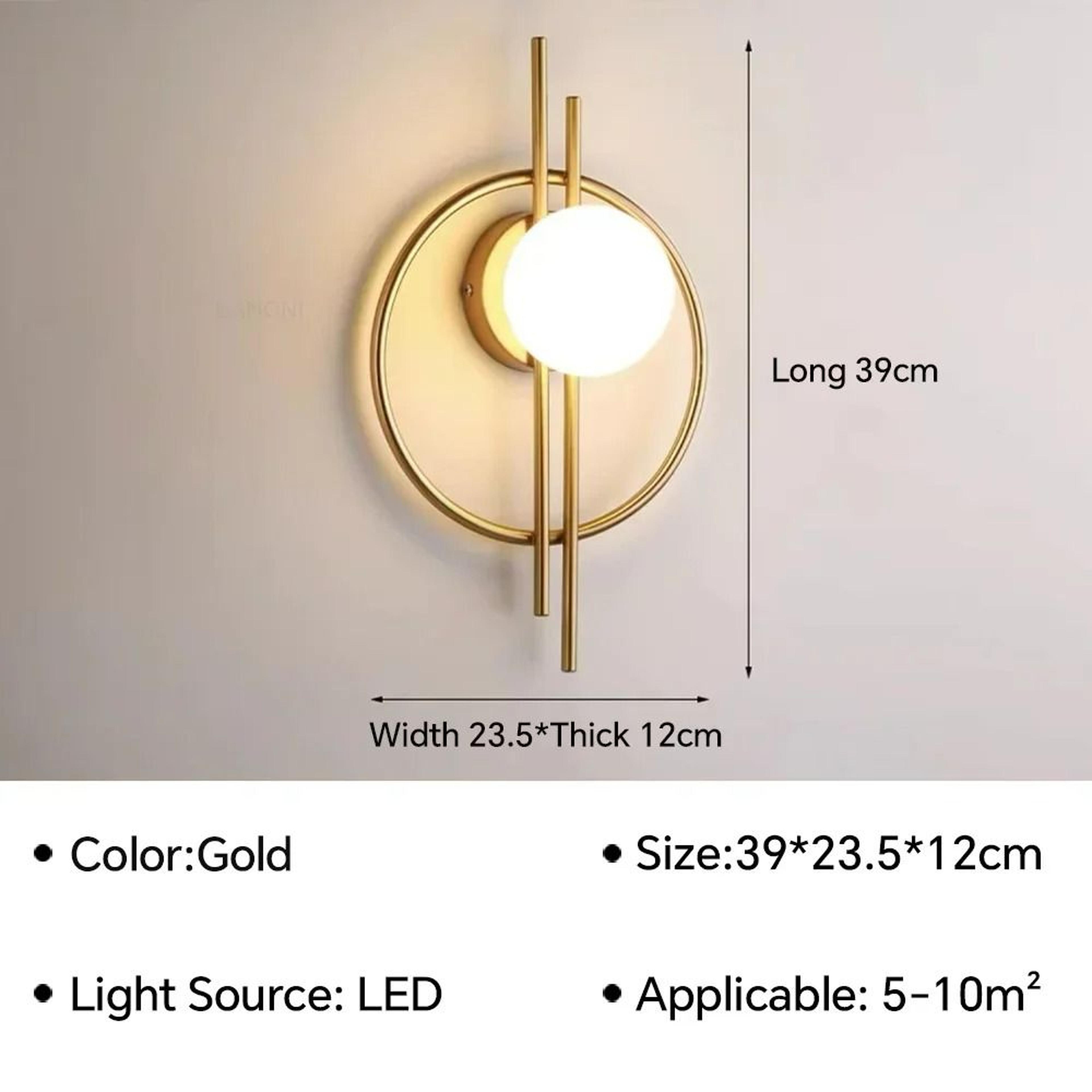 Modern LED Spiral Wave Wall Sconce 6