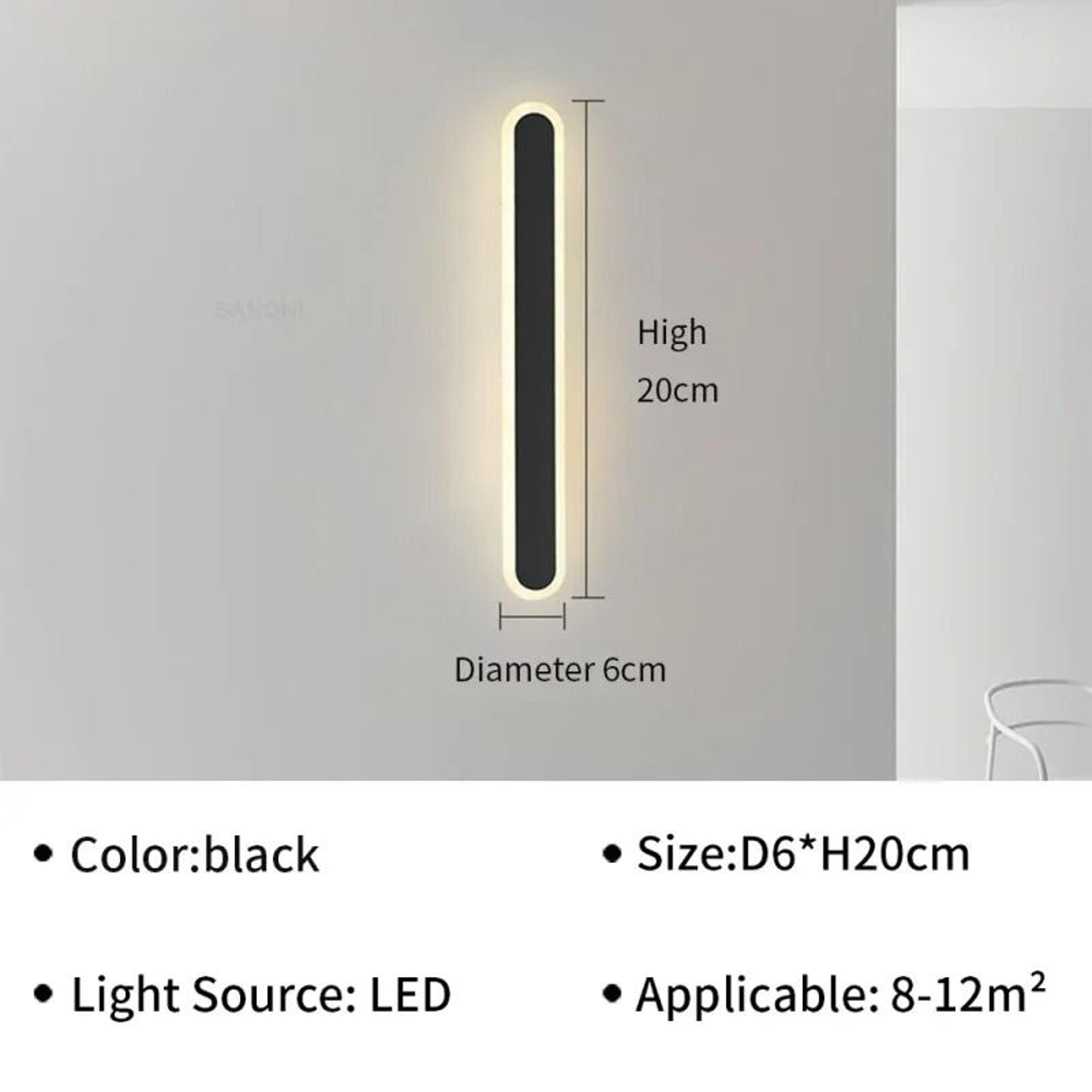 Modern Linear Ambient Wall Sconce 8