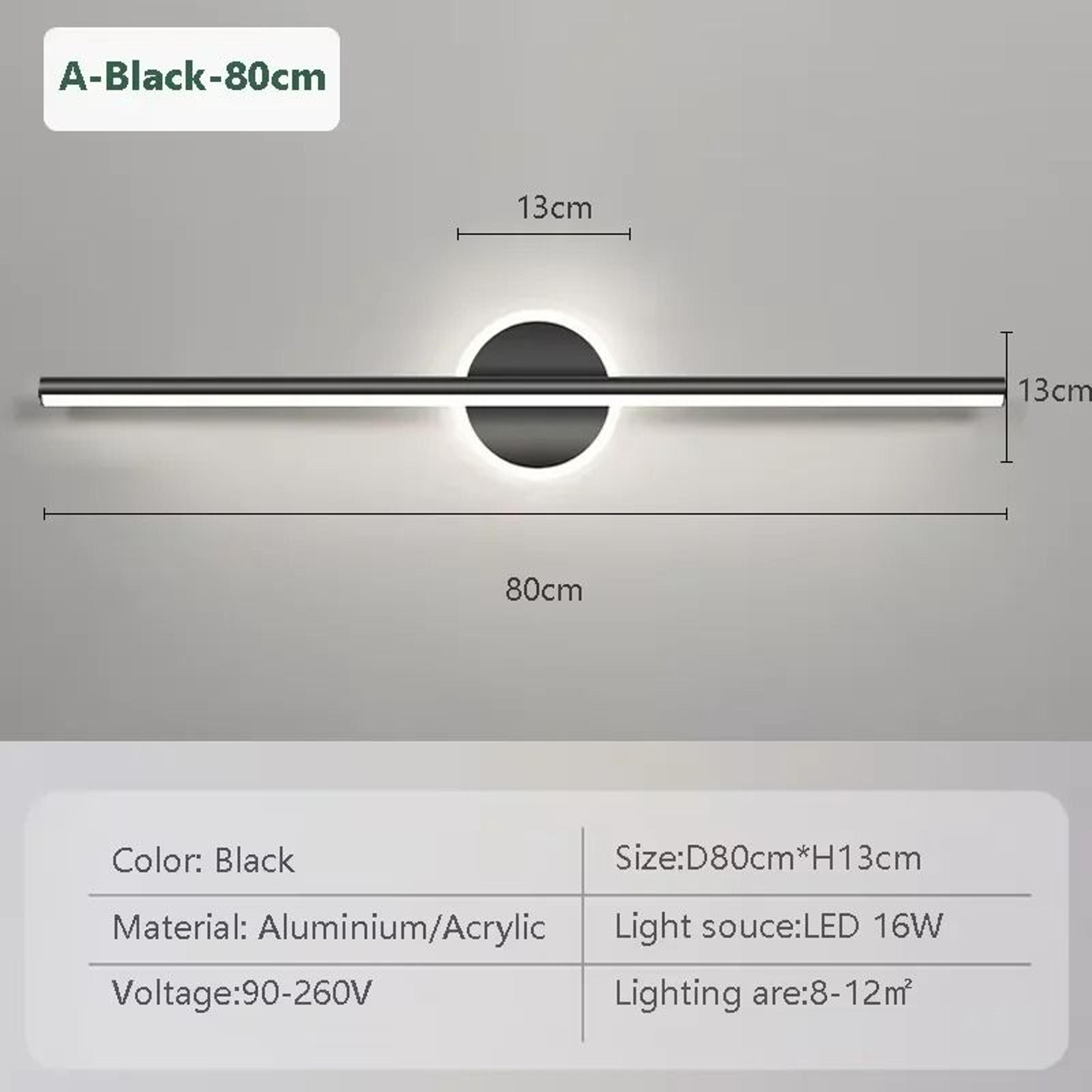 Modern LED Linear Mirror  Vanity Wall Sconce 8