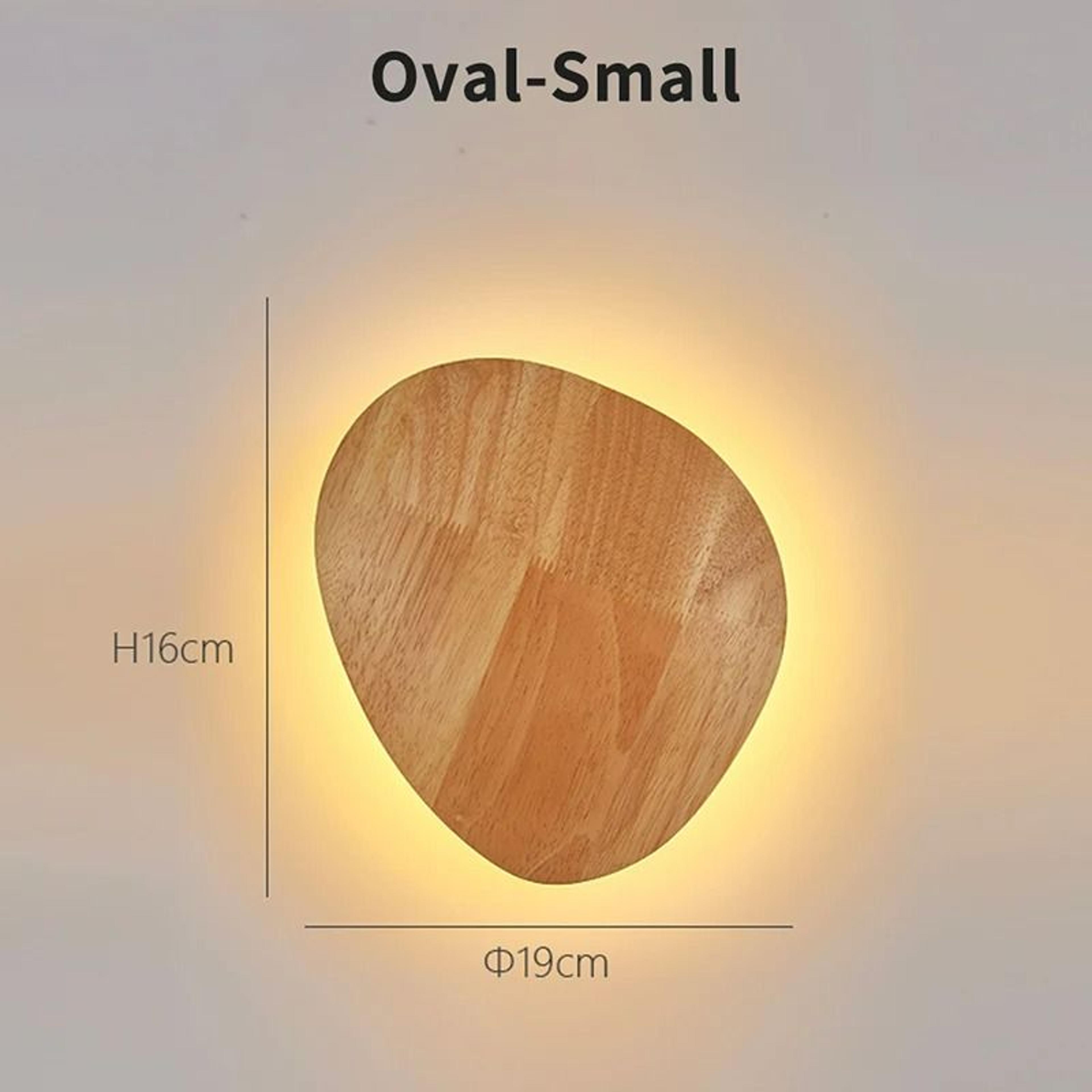 Nordic Circular Wooden LED Wall Sconce 6