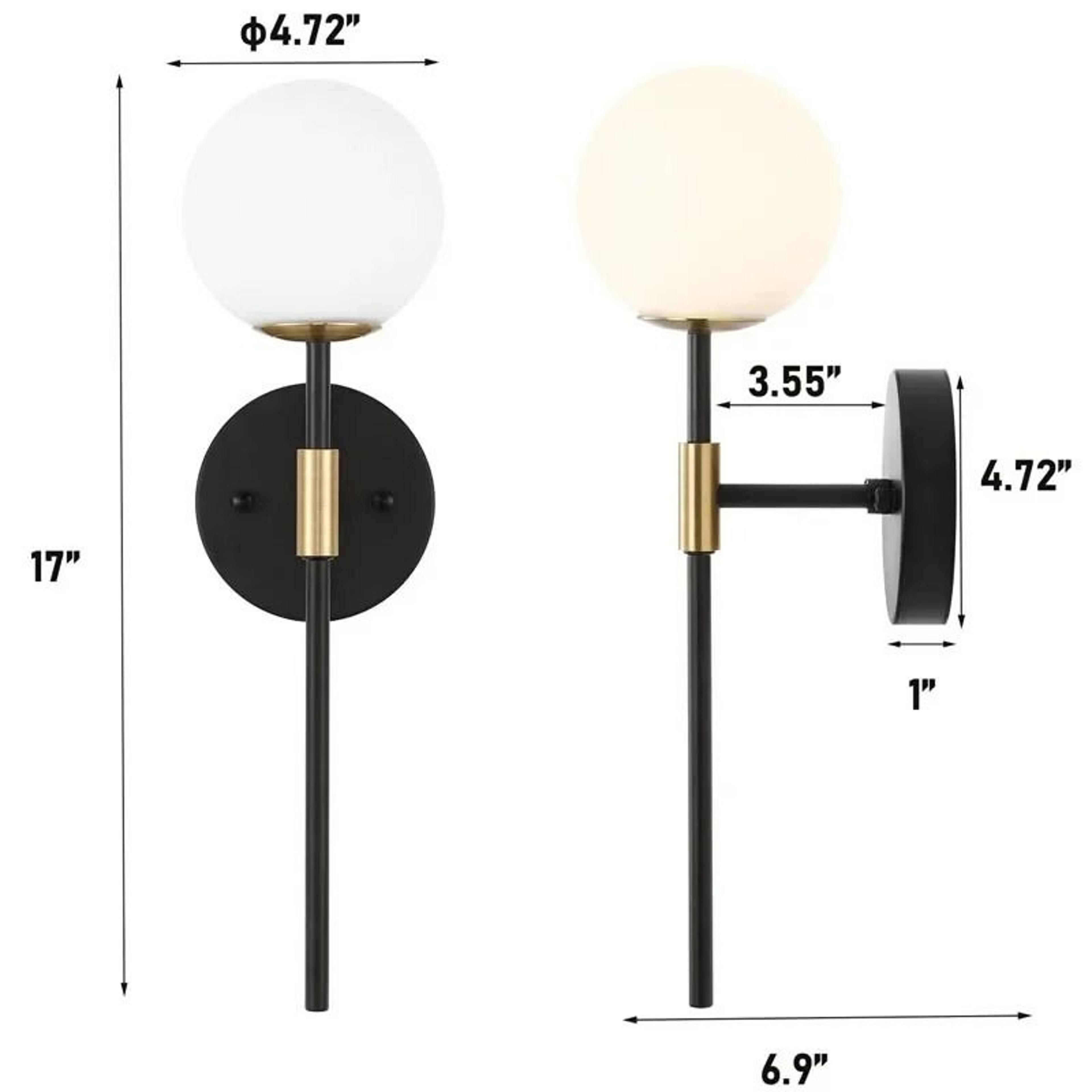 Nordic Creative Luxury Metallic LED Wall Sconce 8