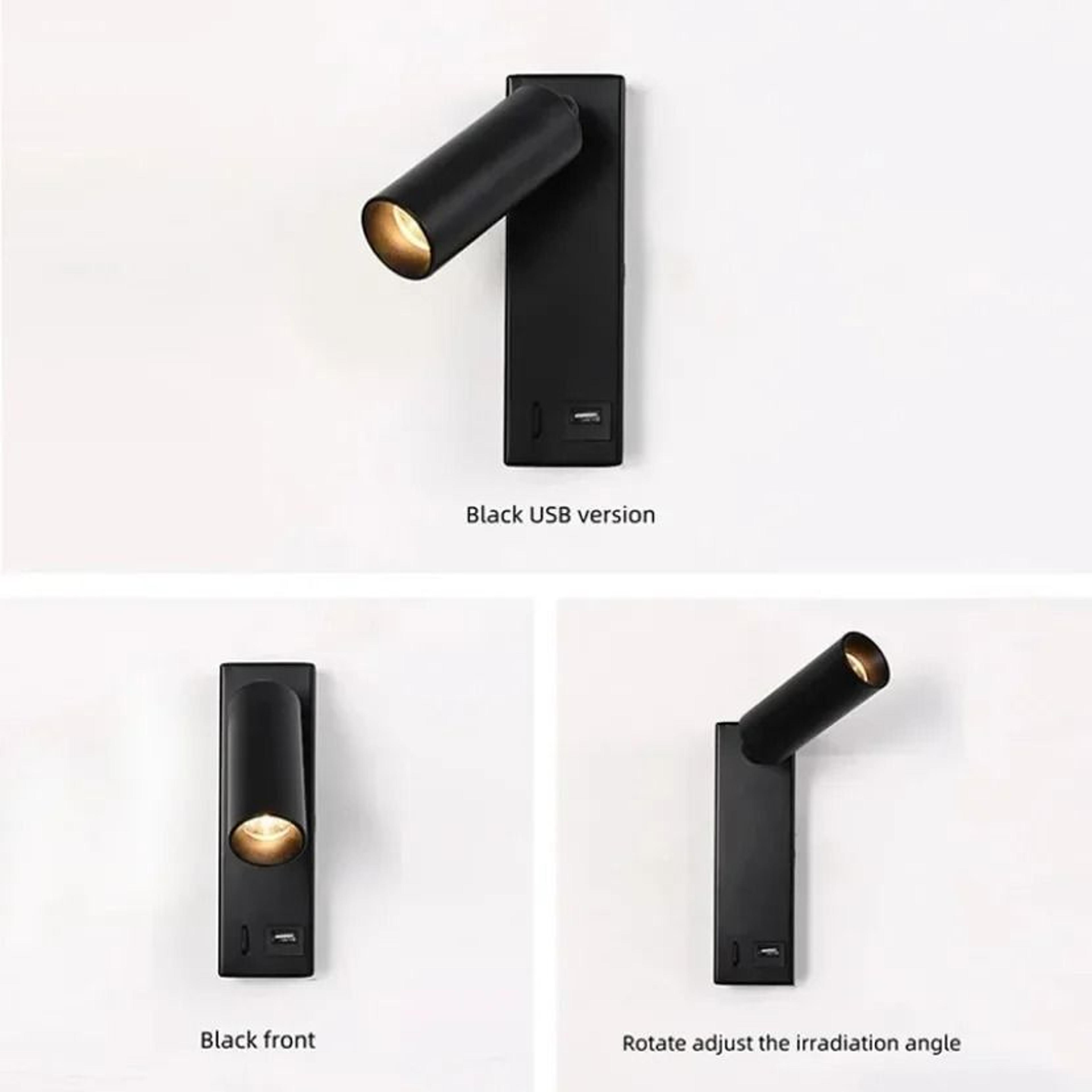 LED Bedside Wall Mount Reading Sconce 5