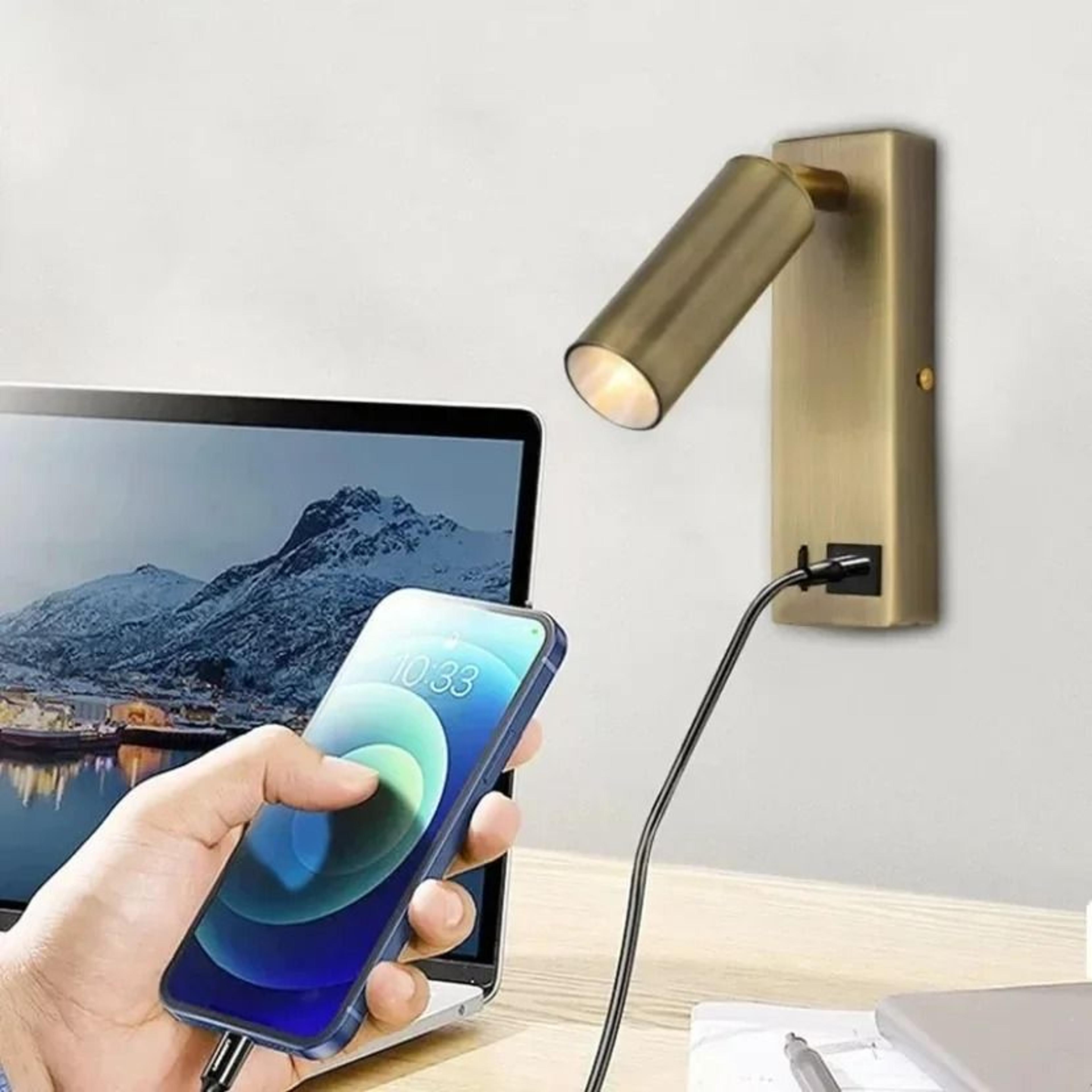 LED Bedside Wall Mount Reading Sconce 3