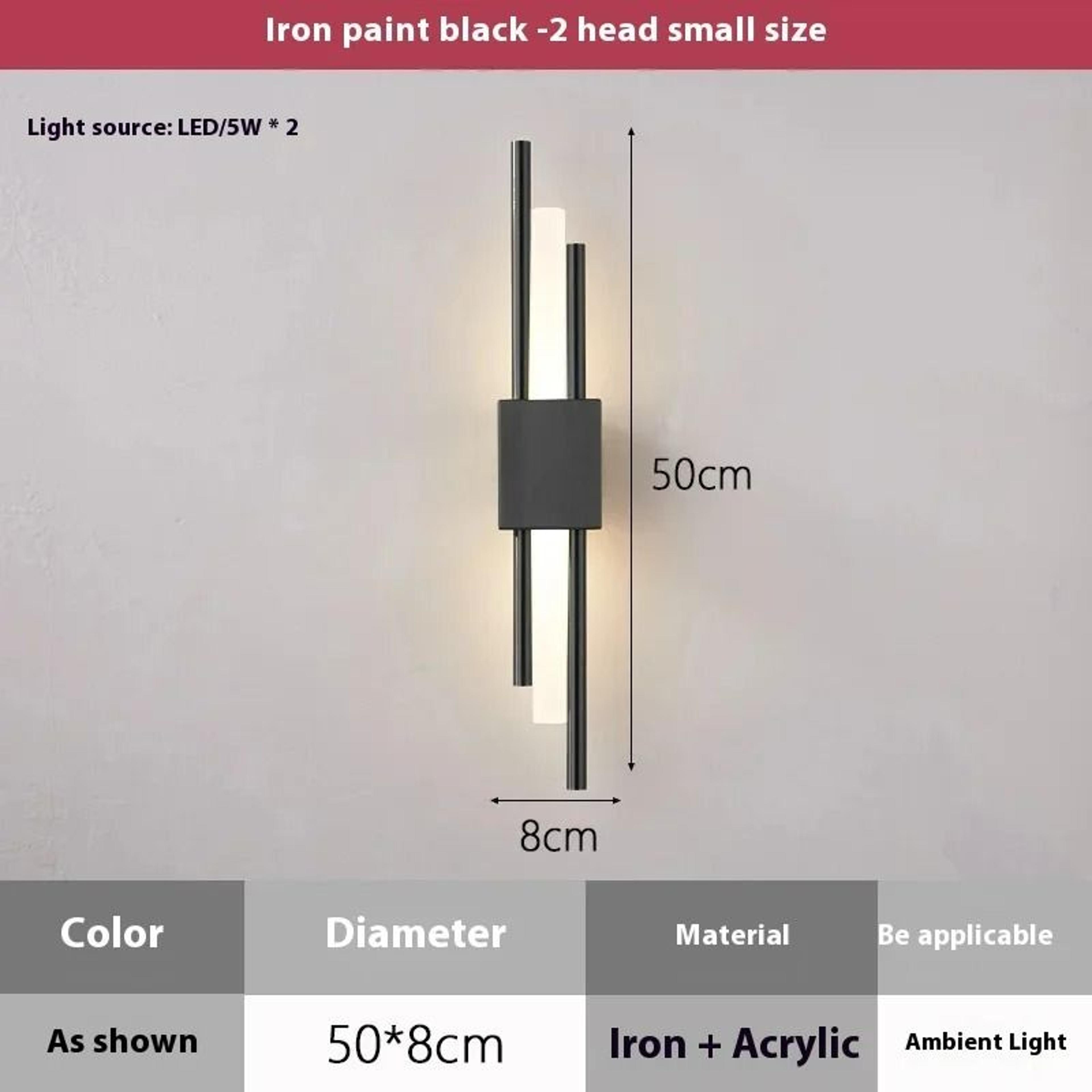 Modern Acrylic Pipe LED Wall Sconce 7