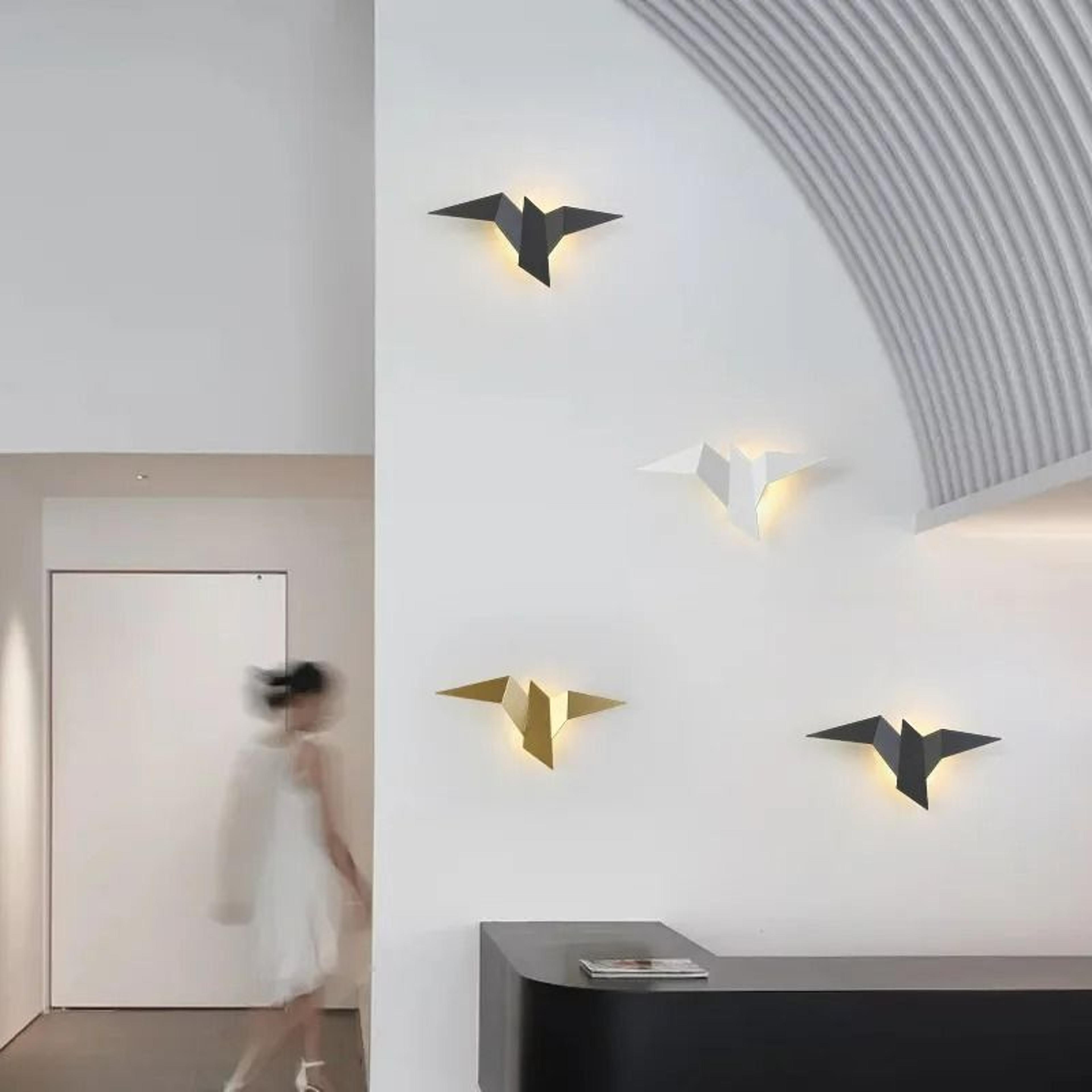 Nordic Origami Bird LED Wall Sconce 4