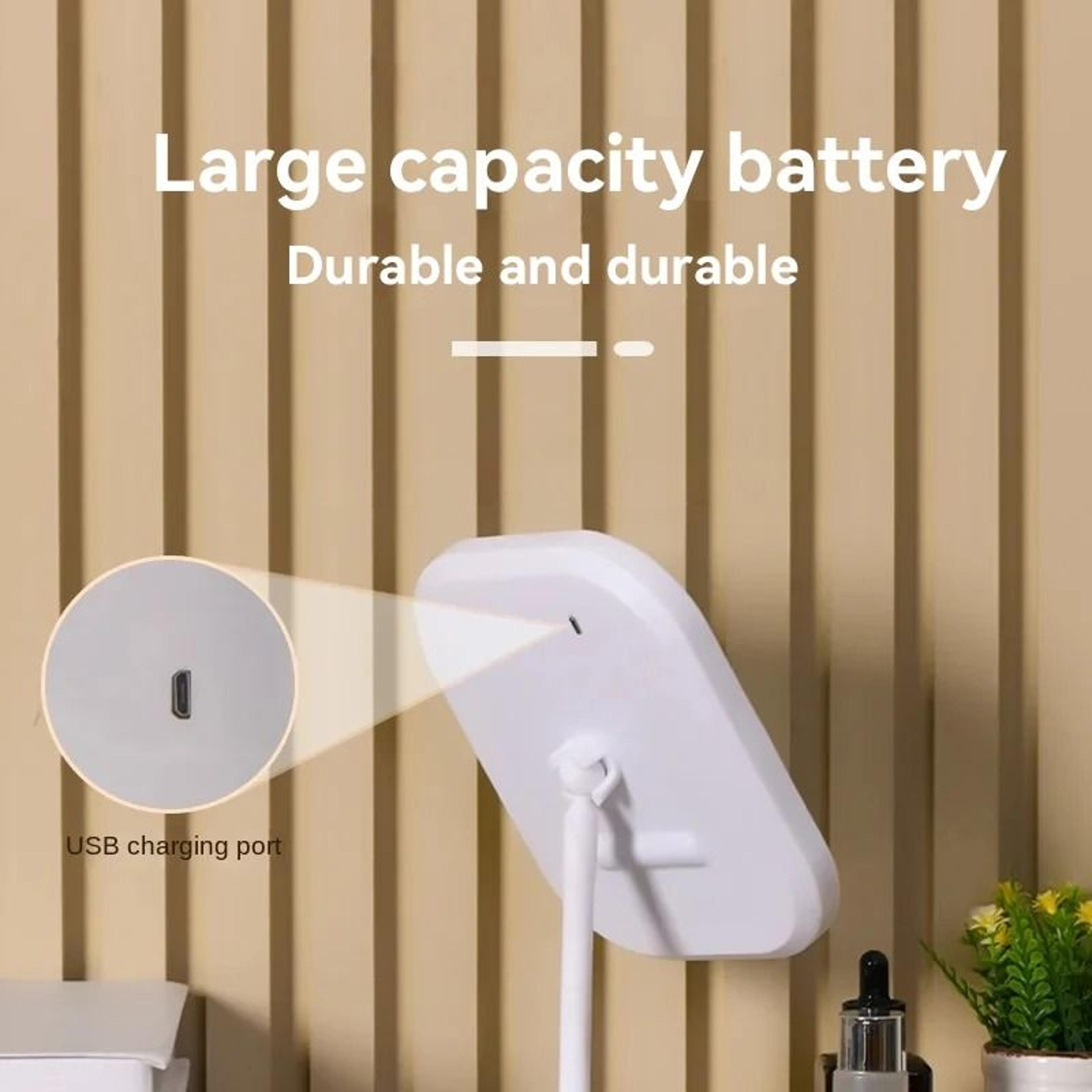 Modern LED Rotatable Desktop Vanity Mirror 4