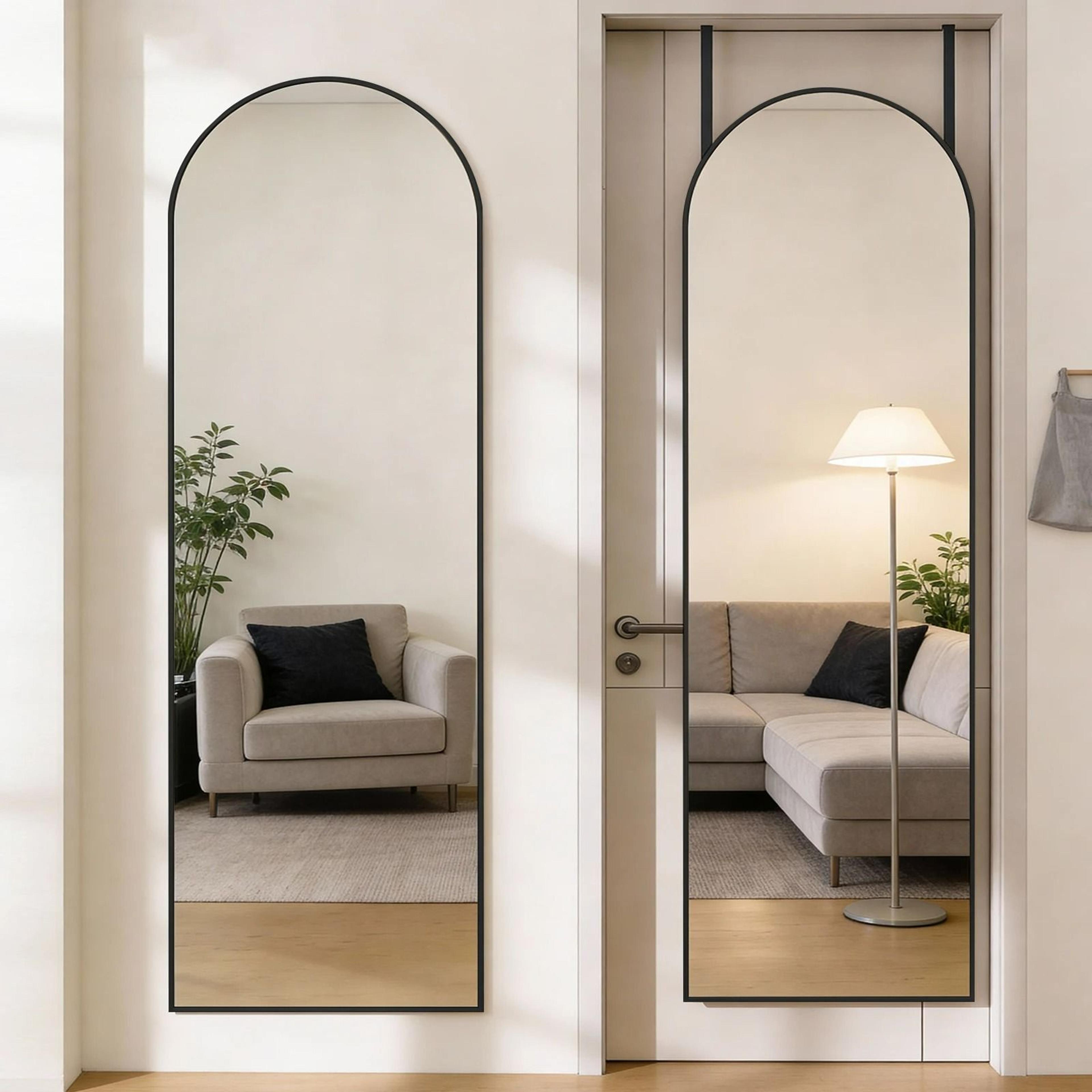 Full Body Aluminum Alloy Frame Wall Mirror 6
