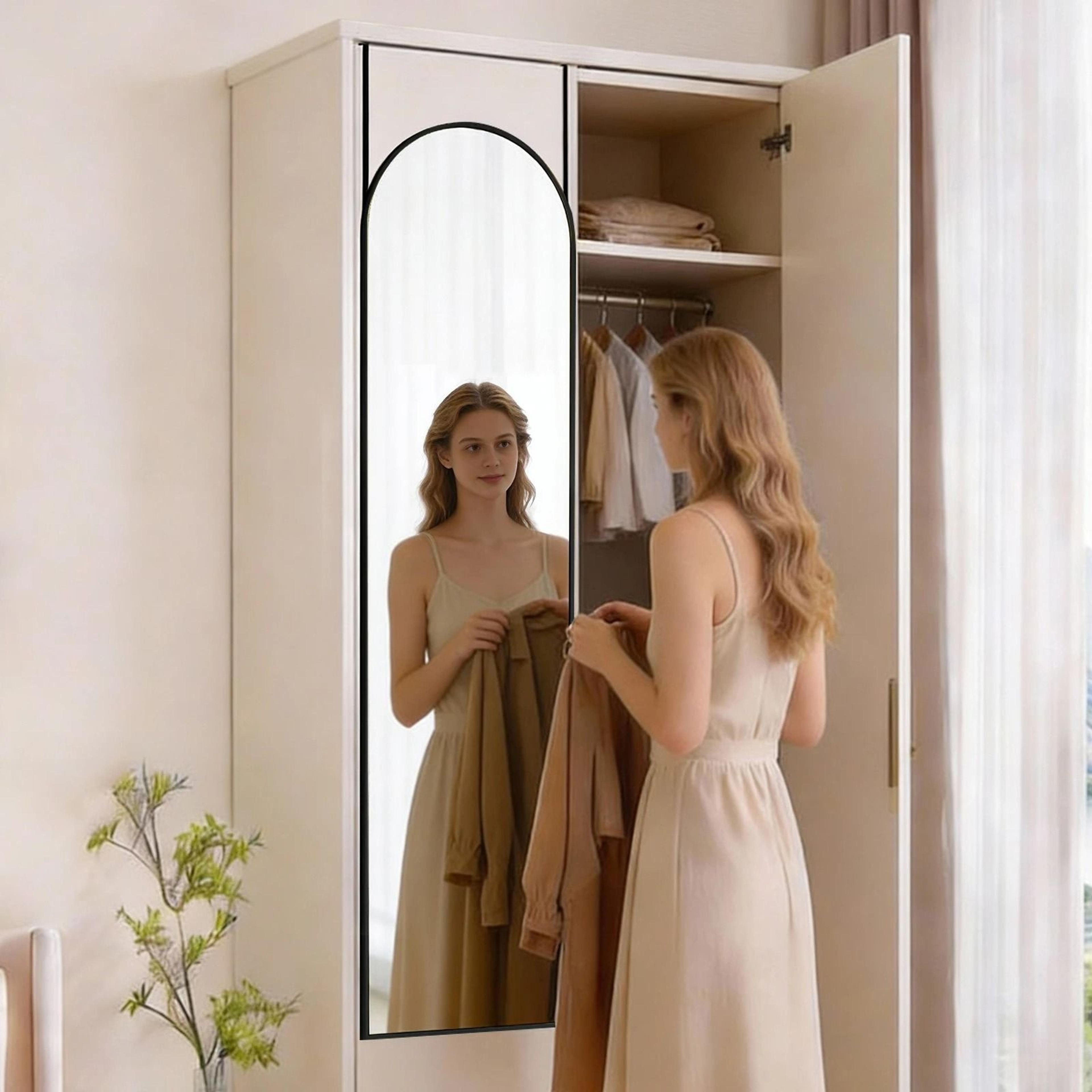 Full Body Aluminum Alloy Frame Wall Mirror 5