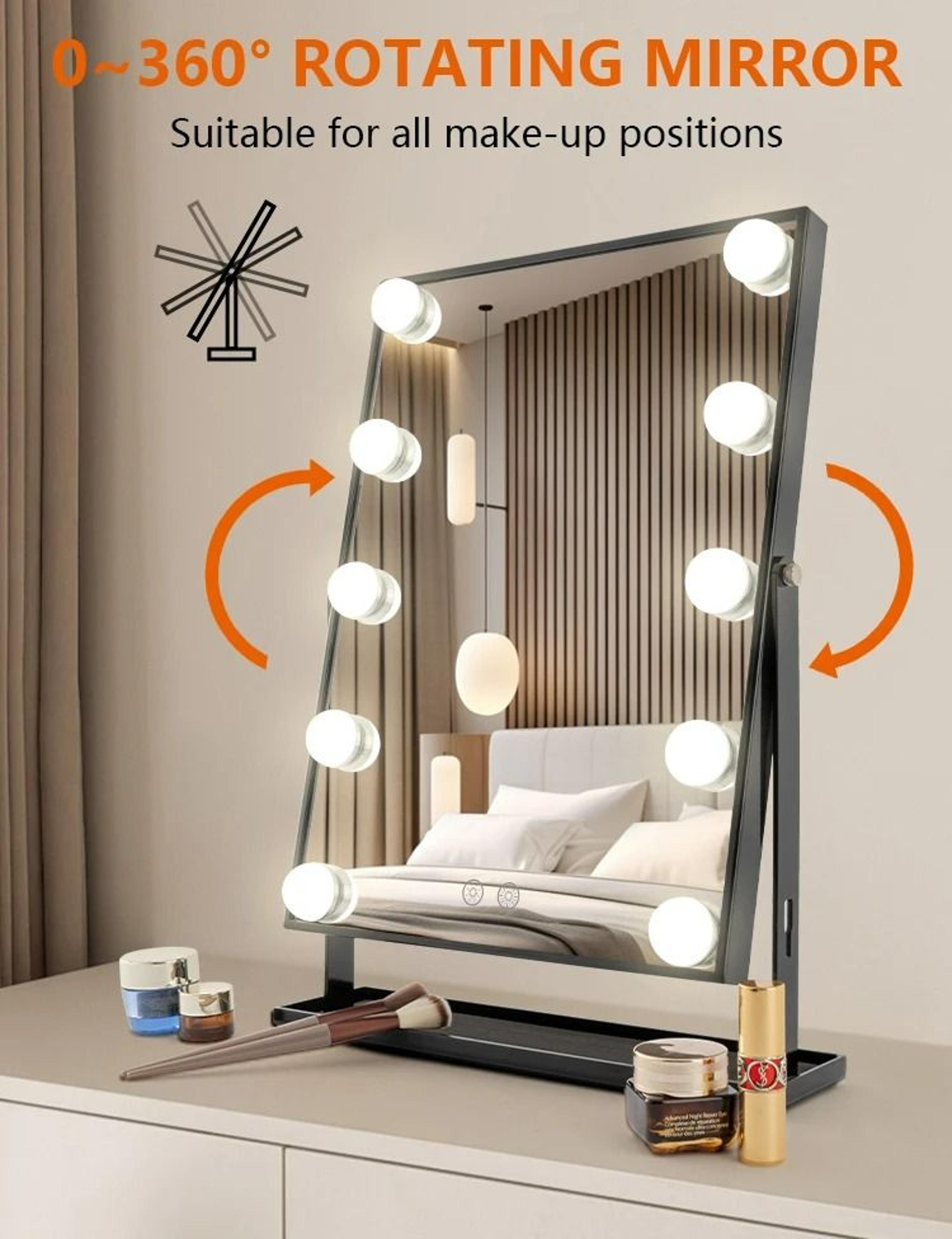 Dimmable LED Vanity Mirror Light Kit 1