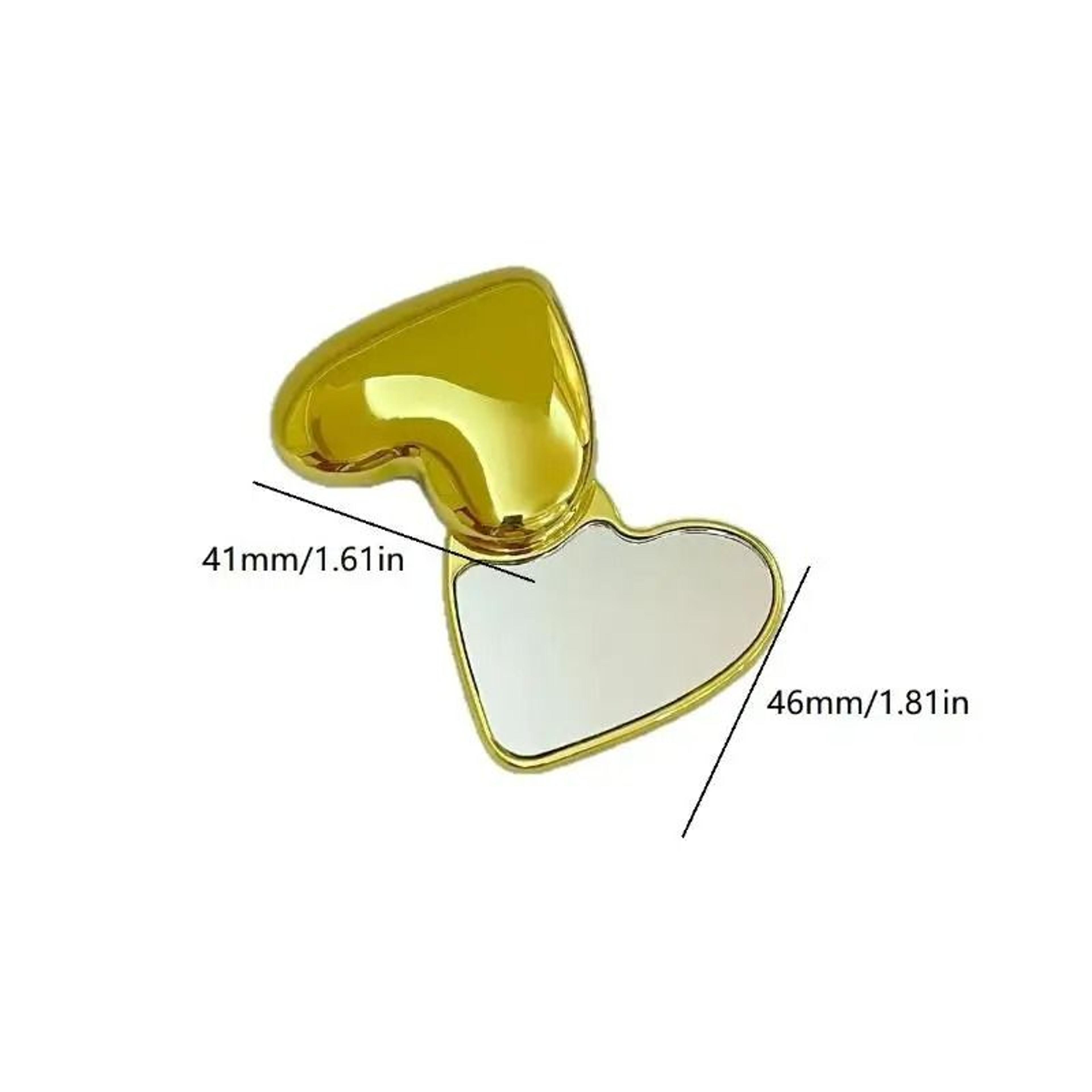DoubleSided HeartShaped Rotating Vanity Makeup Mirror 5