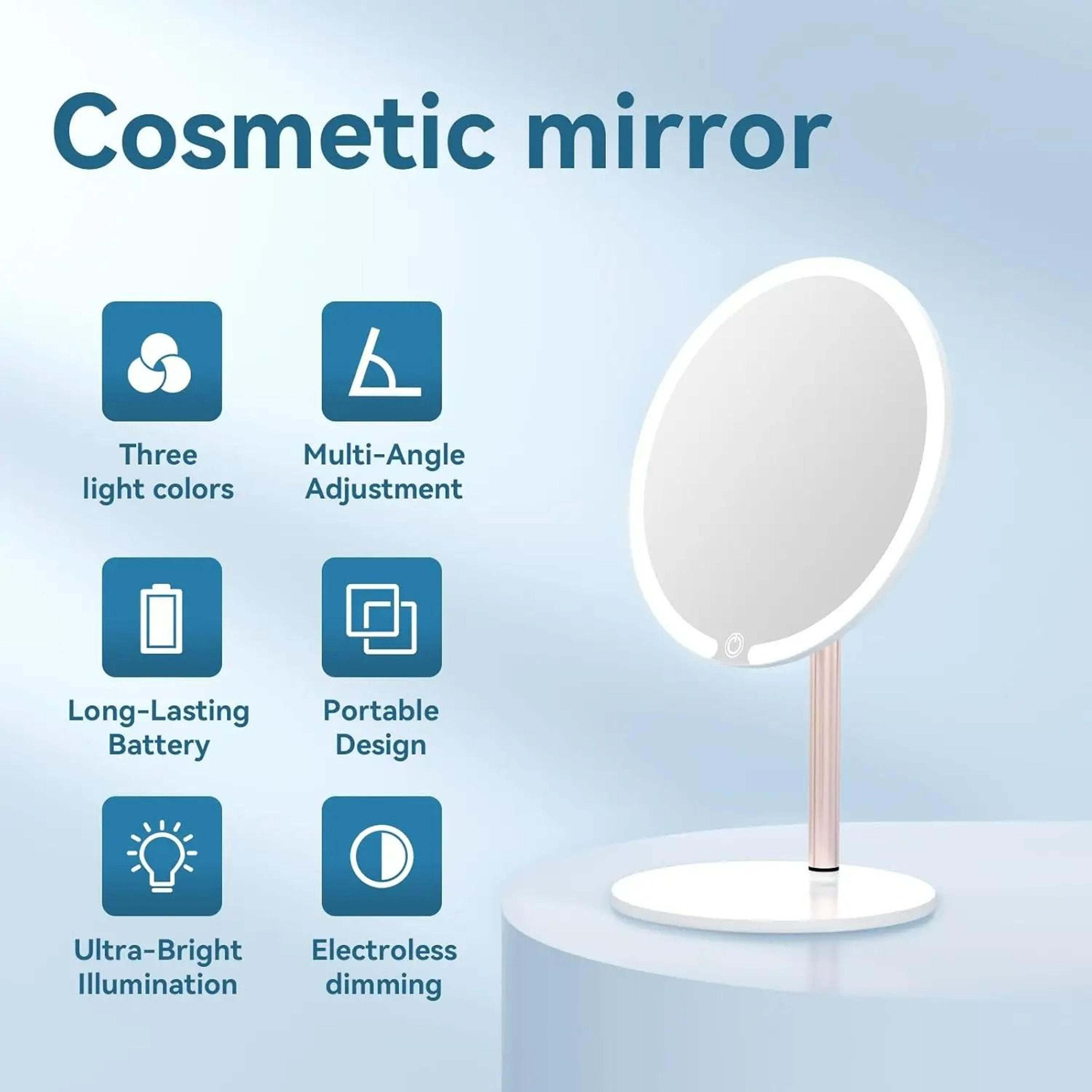 Portable Touch Control MultiAngle LED Vanity Cosmetic Mirror 6