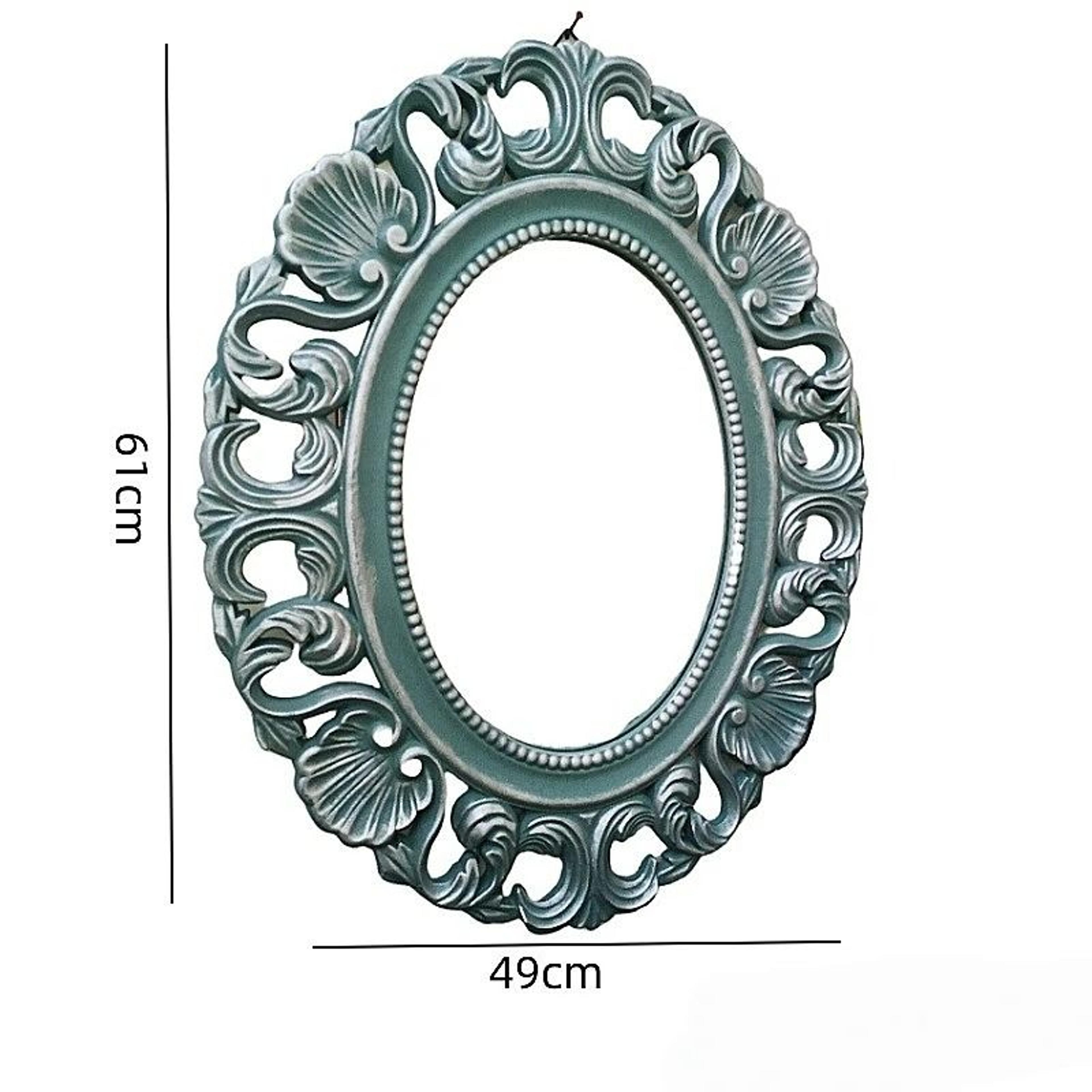 Classical French Retro Relief Wall Decorative Mirror 5