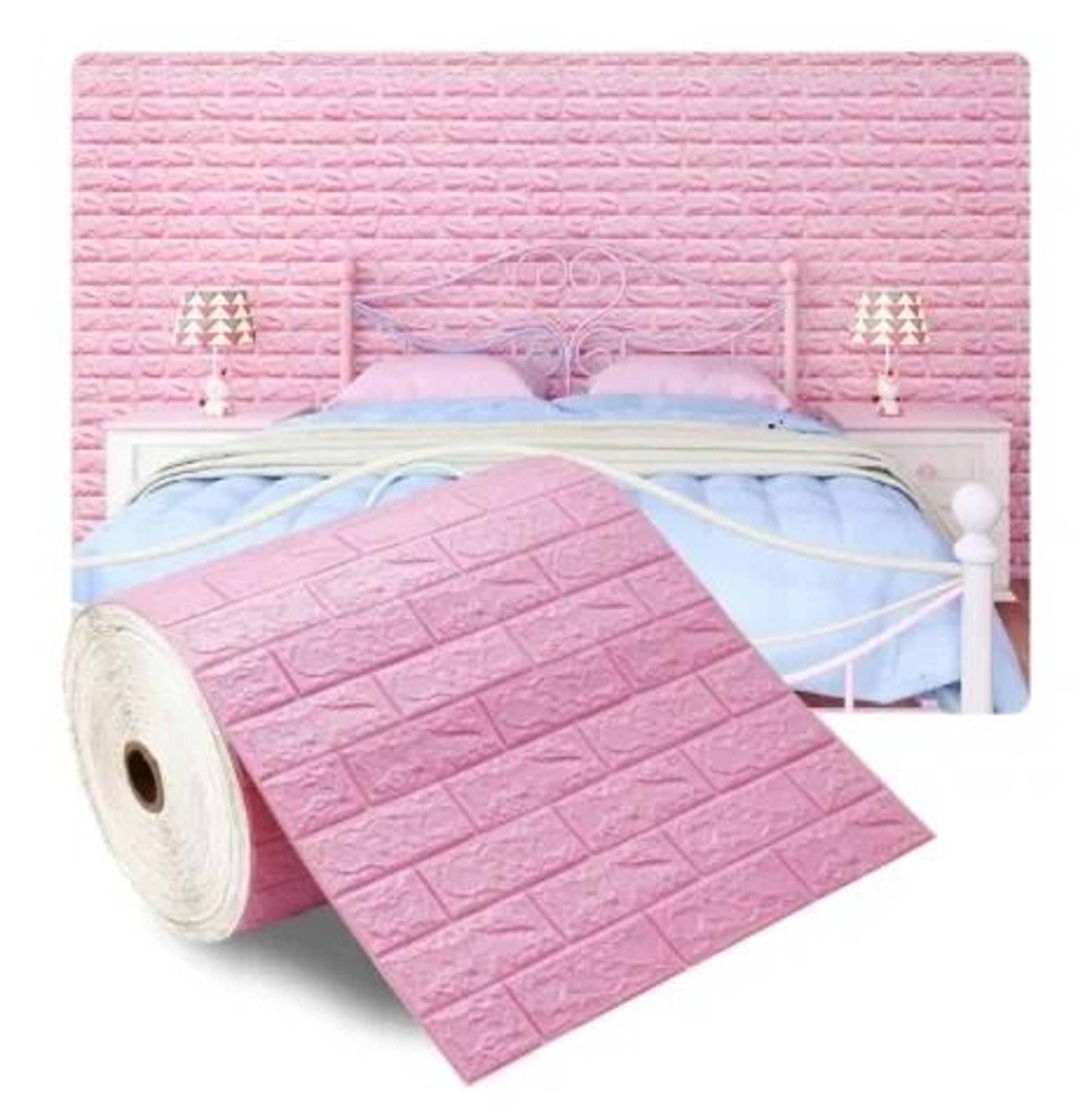 Retro 3D Faux Brick Peel And Stick Wall Contact Paper 7