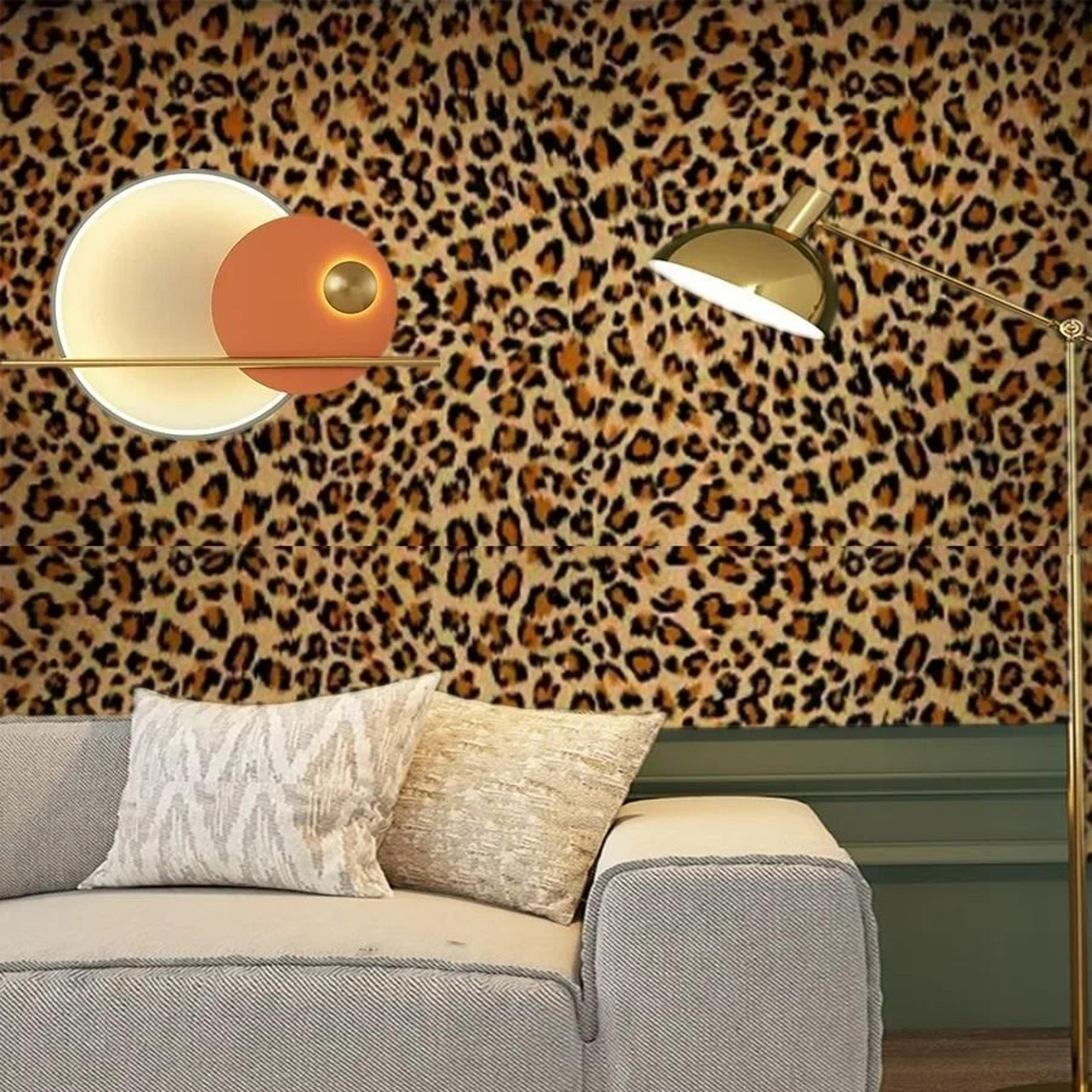 Leopard Print SelfAdhesive PVC Decorative Wallpaper 3