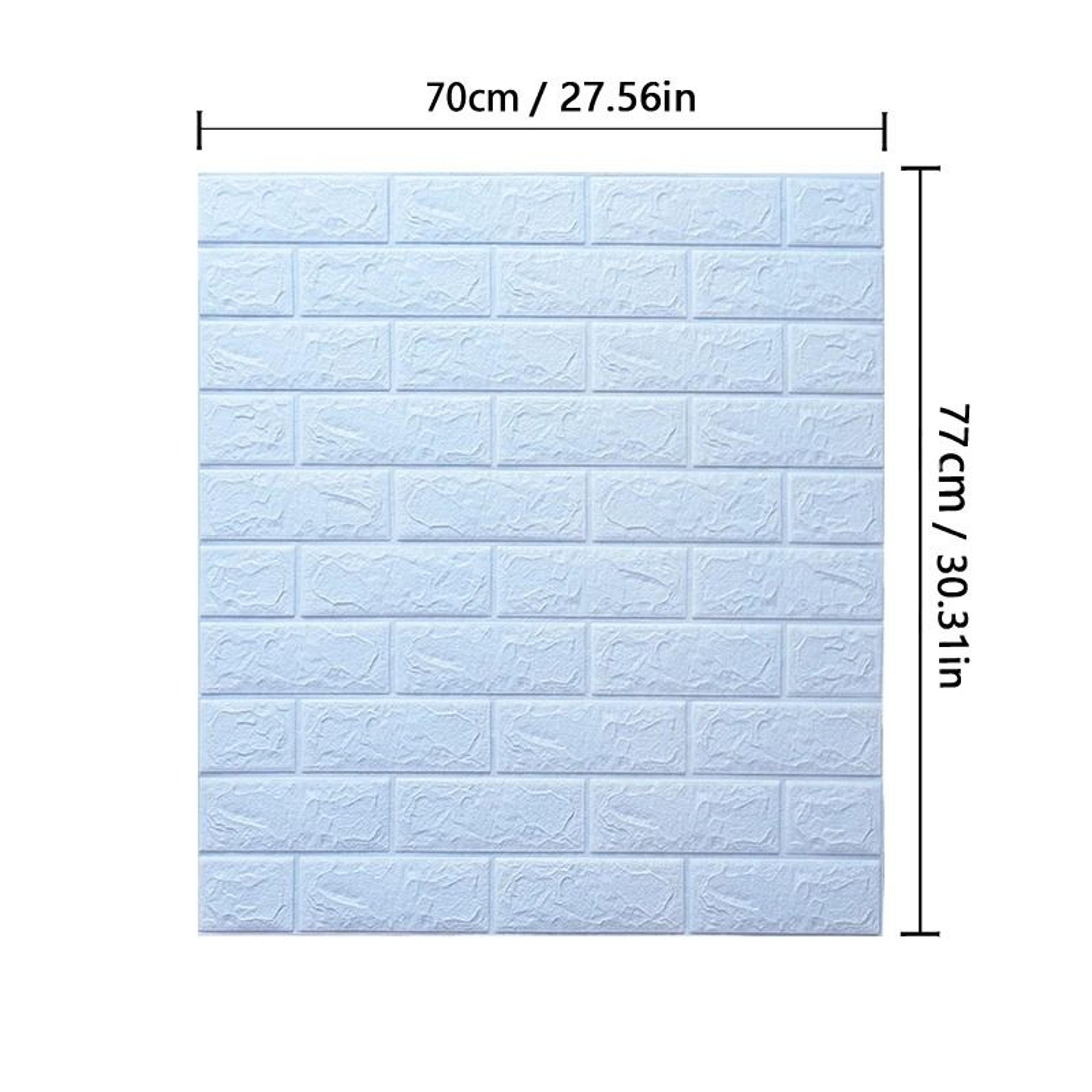 3D Retro Faux Brick Waterproof SelfAdhesive Wall Panel 17