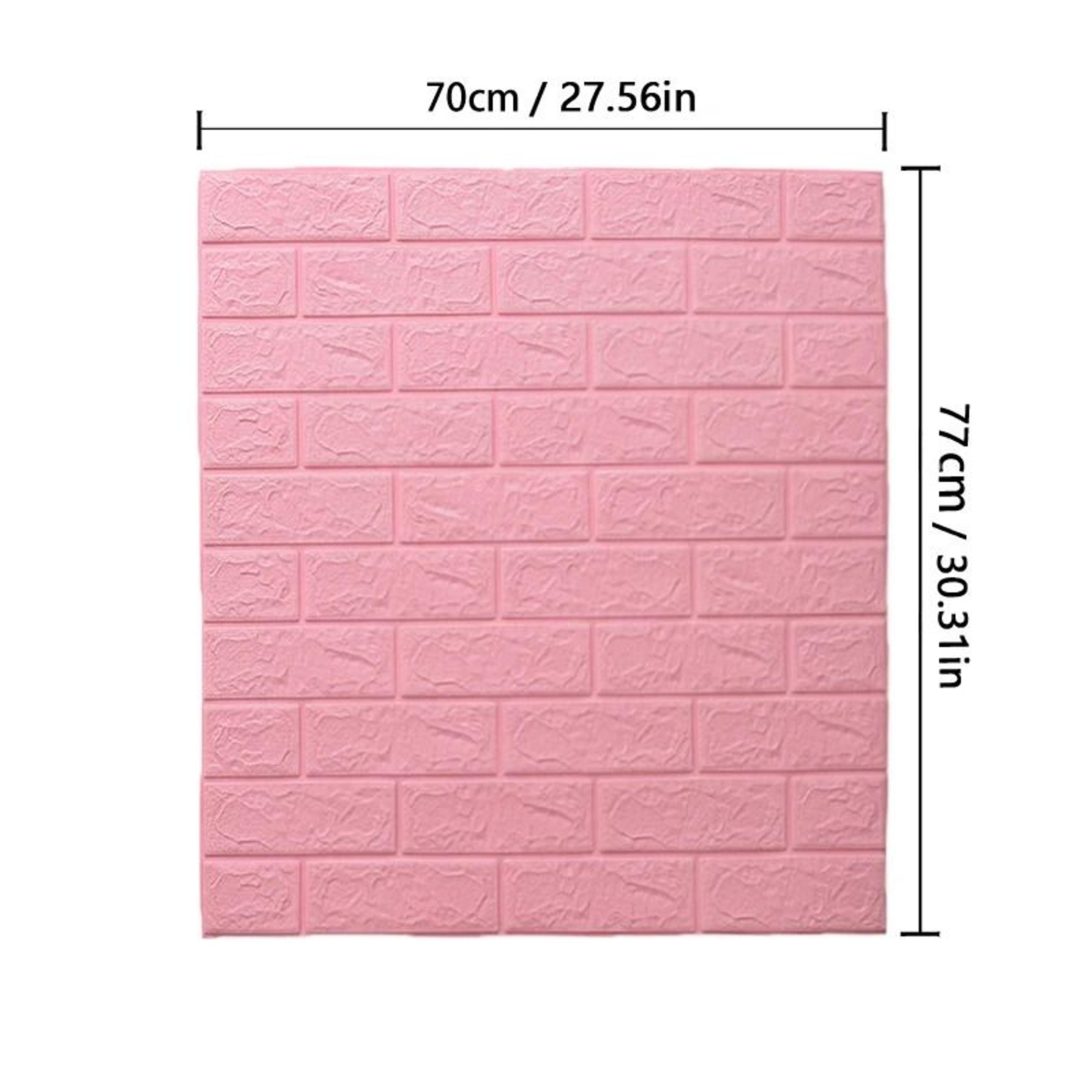 3D Retro Faux Brick Waterproof SelfAdhesive Wall Panel 10