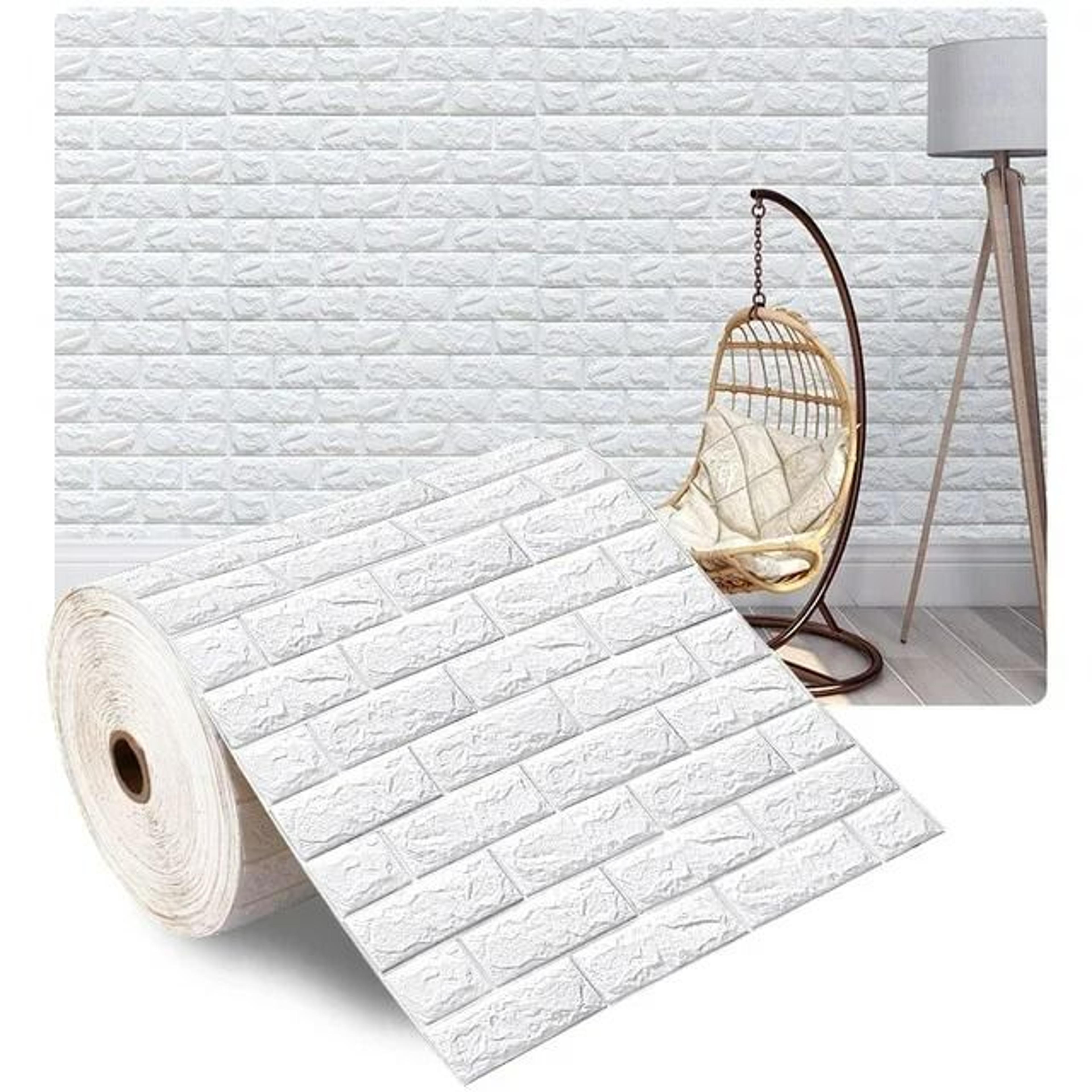3D Continuous Faux Brick Waterproof SelfAdhesive Wallpaper Roll 14