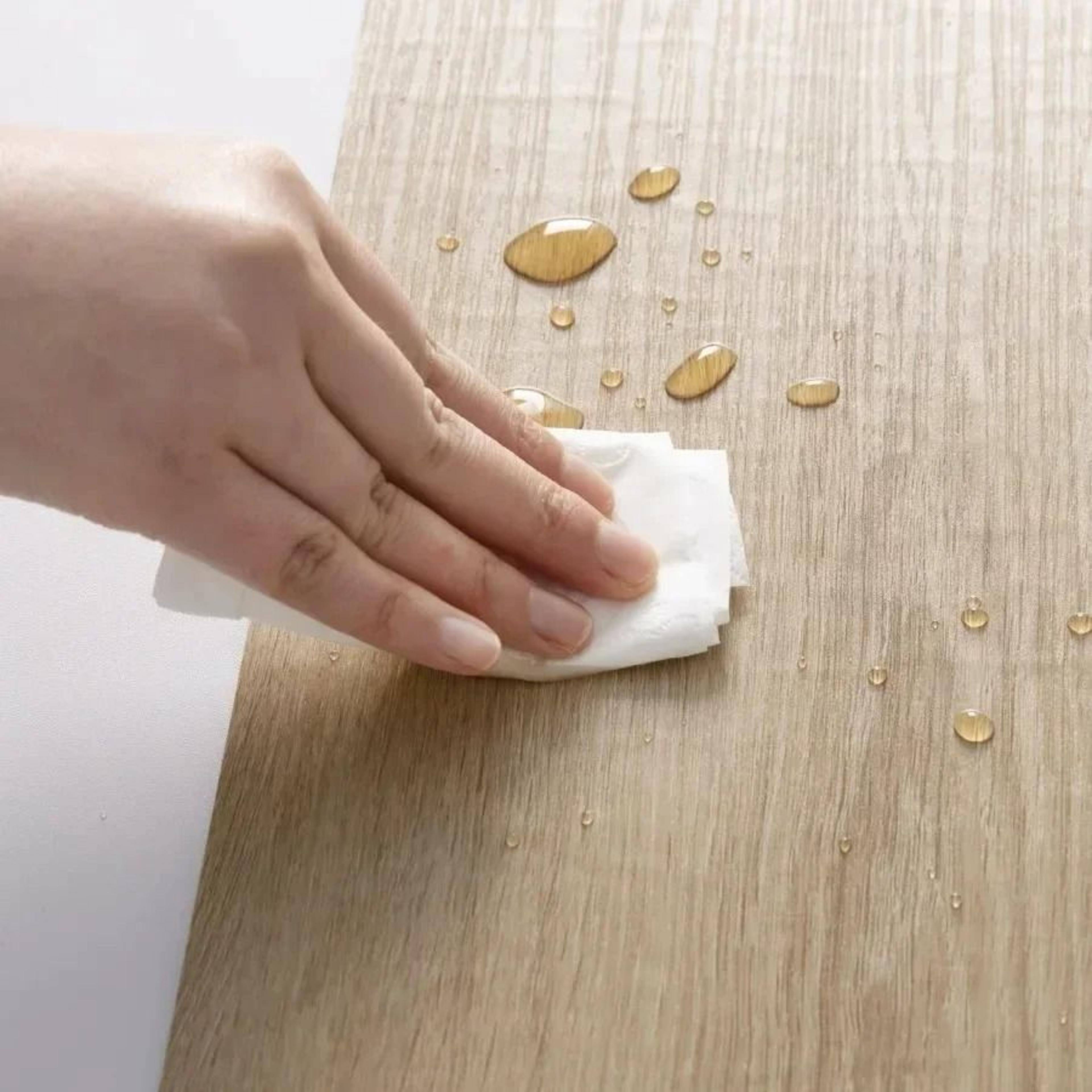 3D SelfAdhesive Wood Grain Wall  Floor Stickers 2