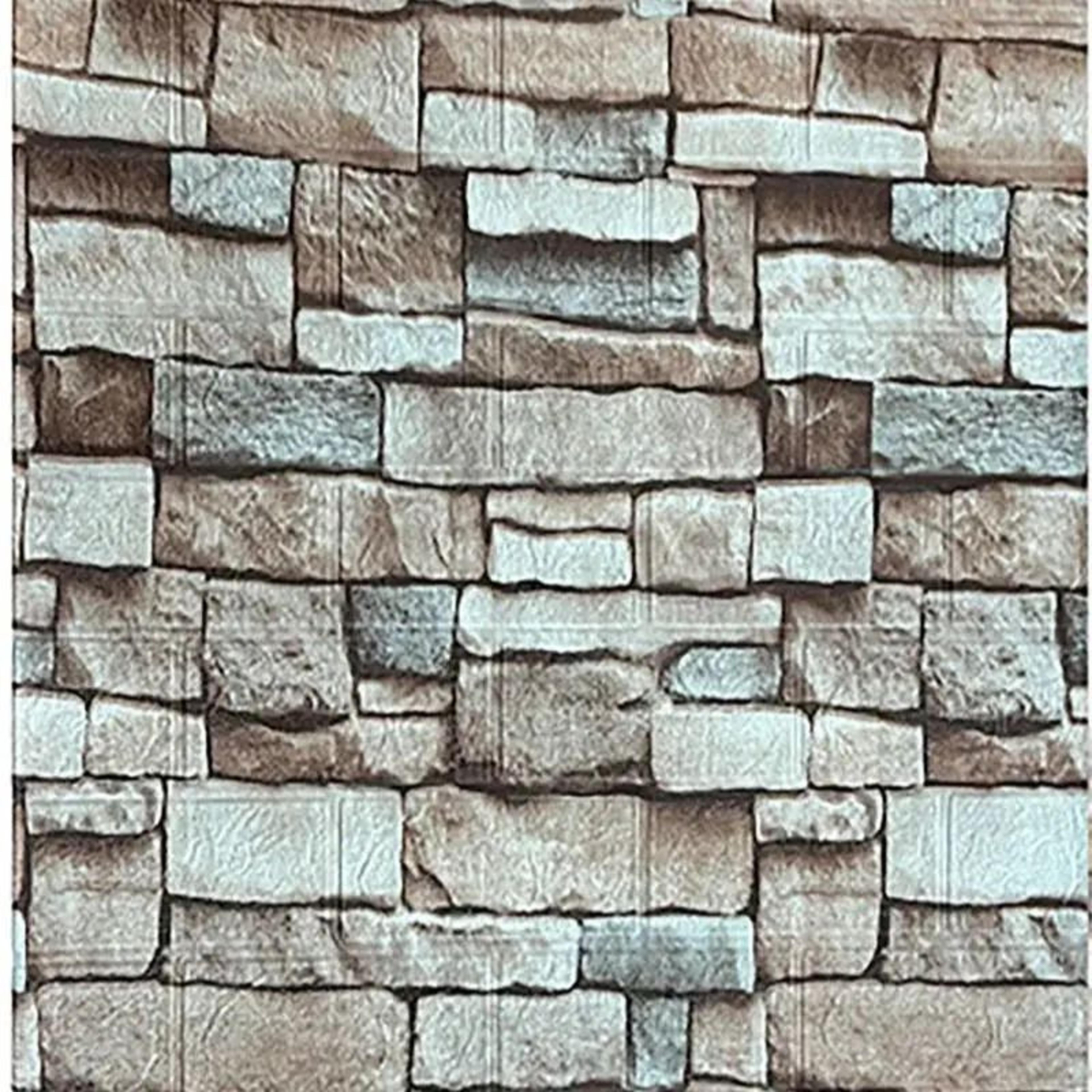 Retro Style Decorative Waterproof  MoistureProof Wallpaper Roll 4