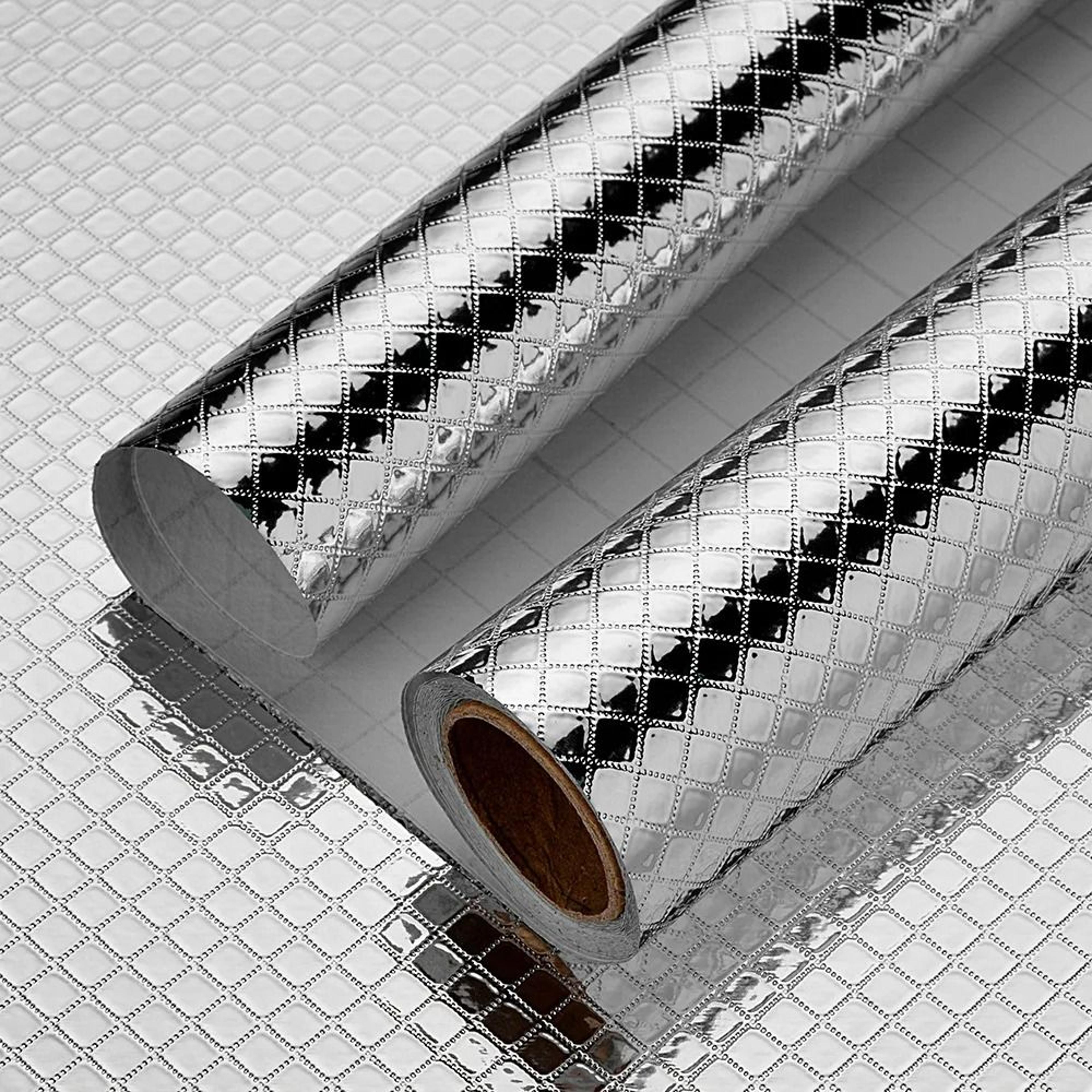 Kitchen Aluminum Foil AntiOil Waterproof SelfAdhesive Wall Sticker Roll 16