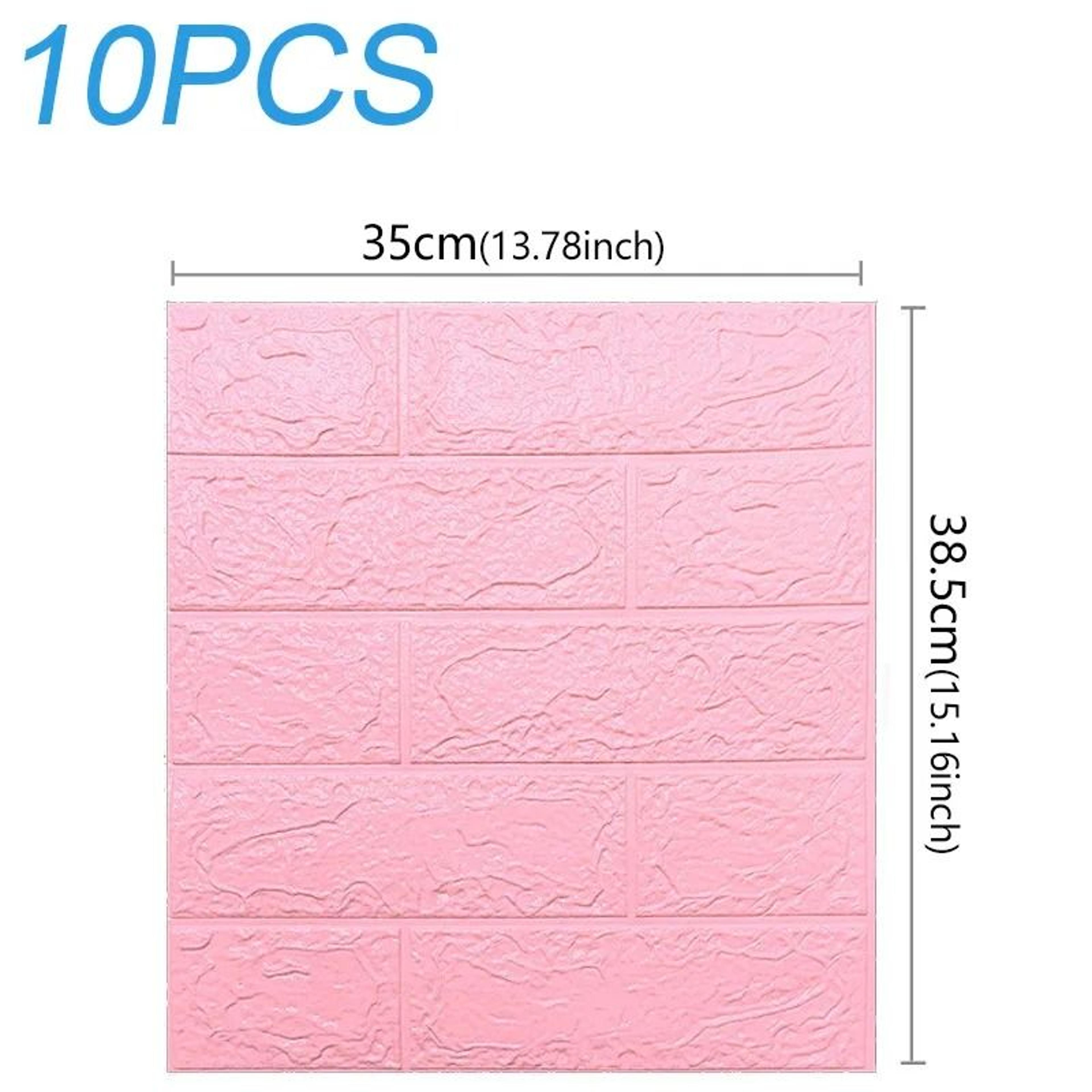 3D Sculpted Waterproof XPE Foam Wall Tile Sheets 10Pack 9