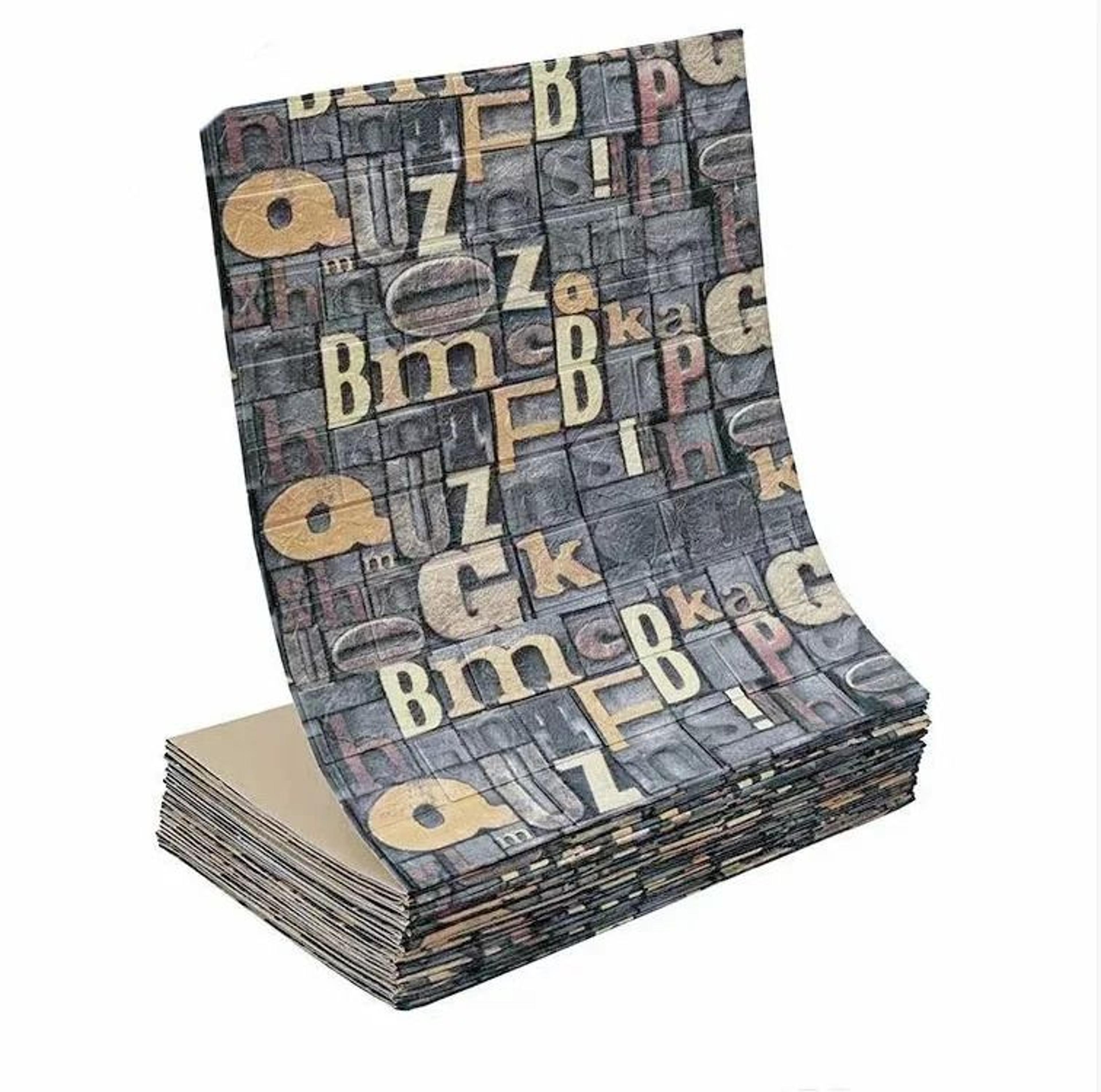 3D Sculpted Brick Foam Waterproof SelfAdhesive Wall Tile Roll 15