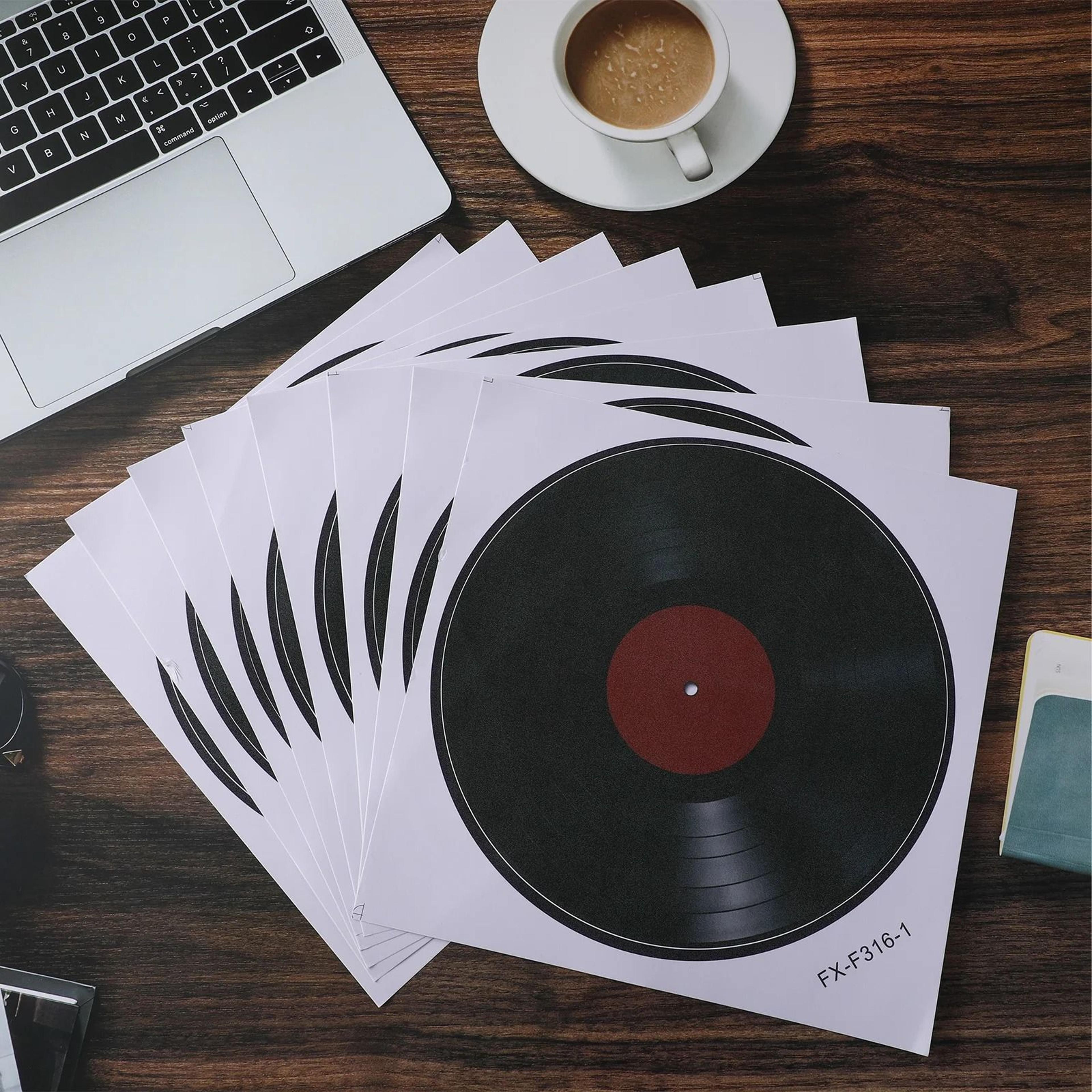 8Pack Retro Vinyl Record Wall Sticker Decals 4