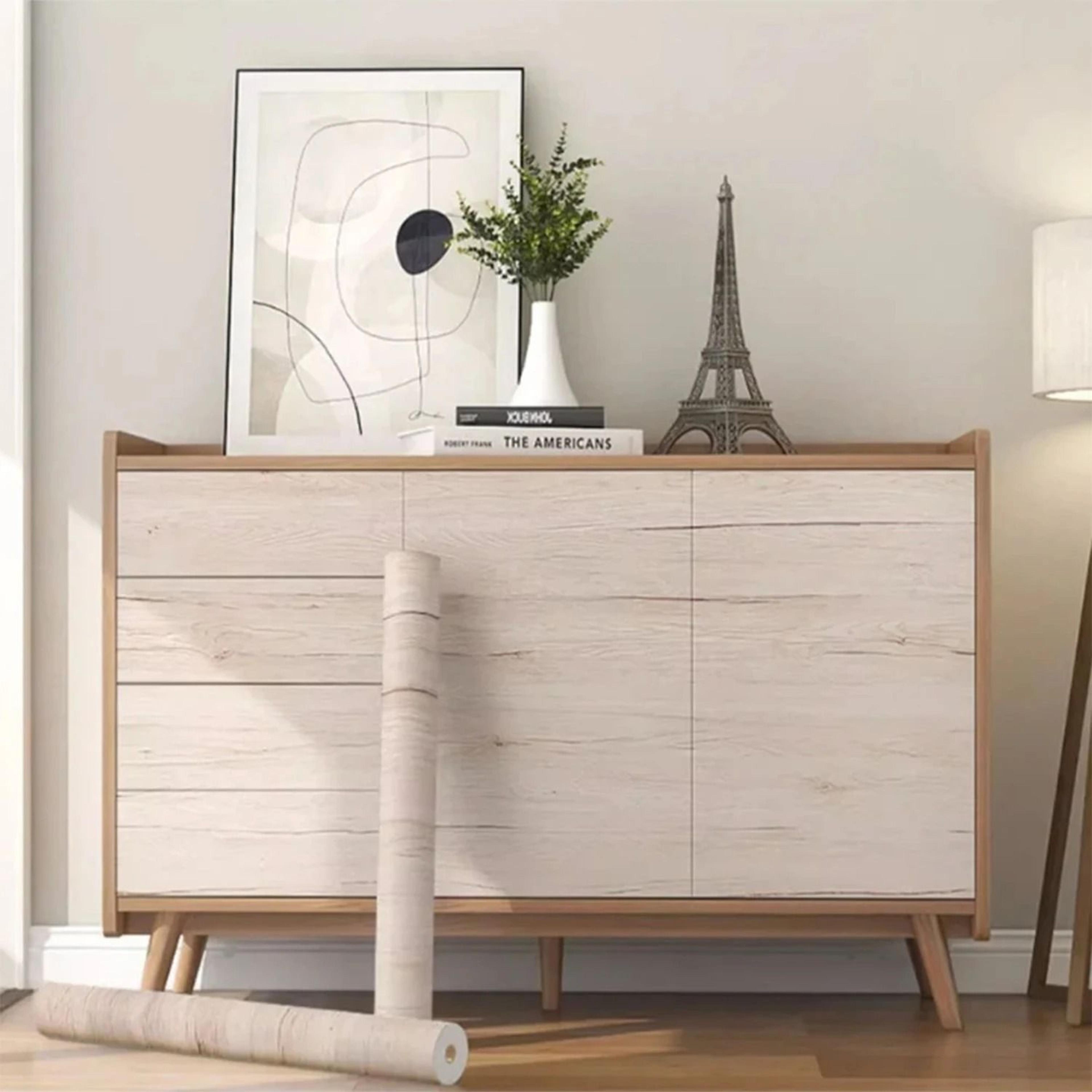 Waterproof Wood Grain SelfAdhesive Furniture Renovation Film 14