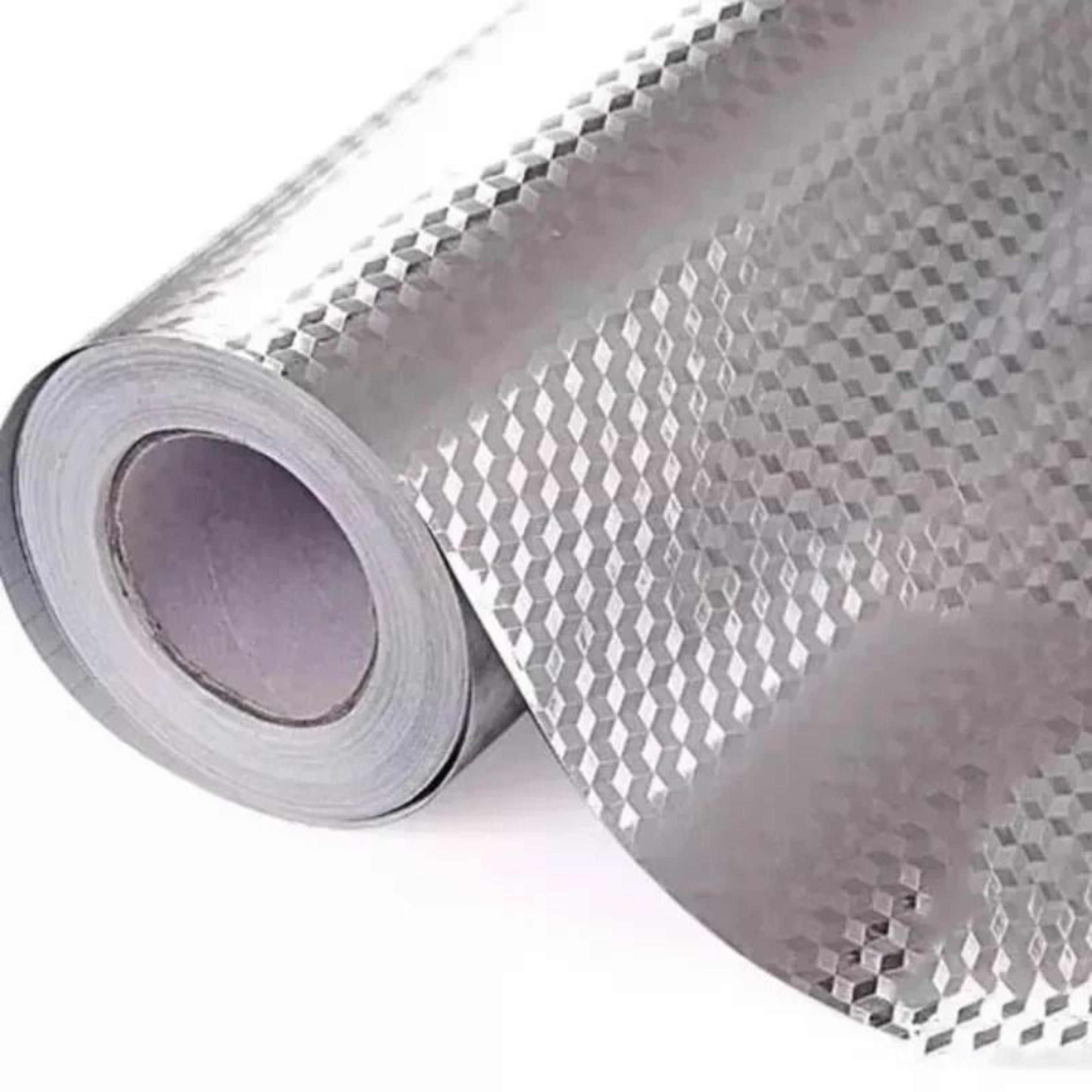 OilProof SelfAdhesive Aluminum Foil Kitchen Backsplash Wallpaper 1