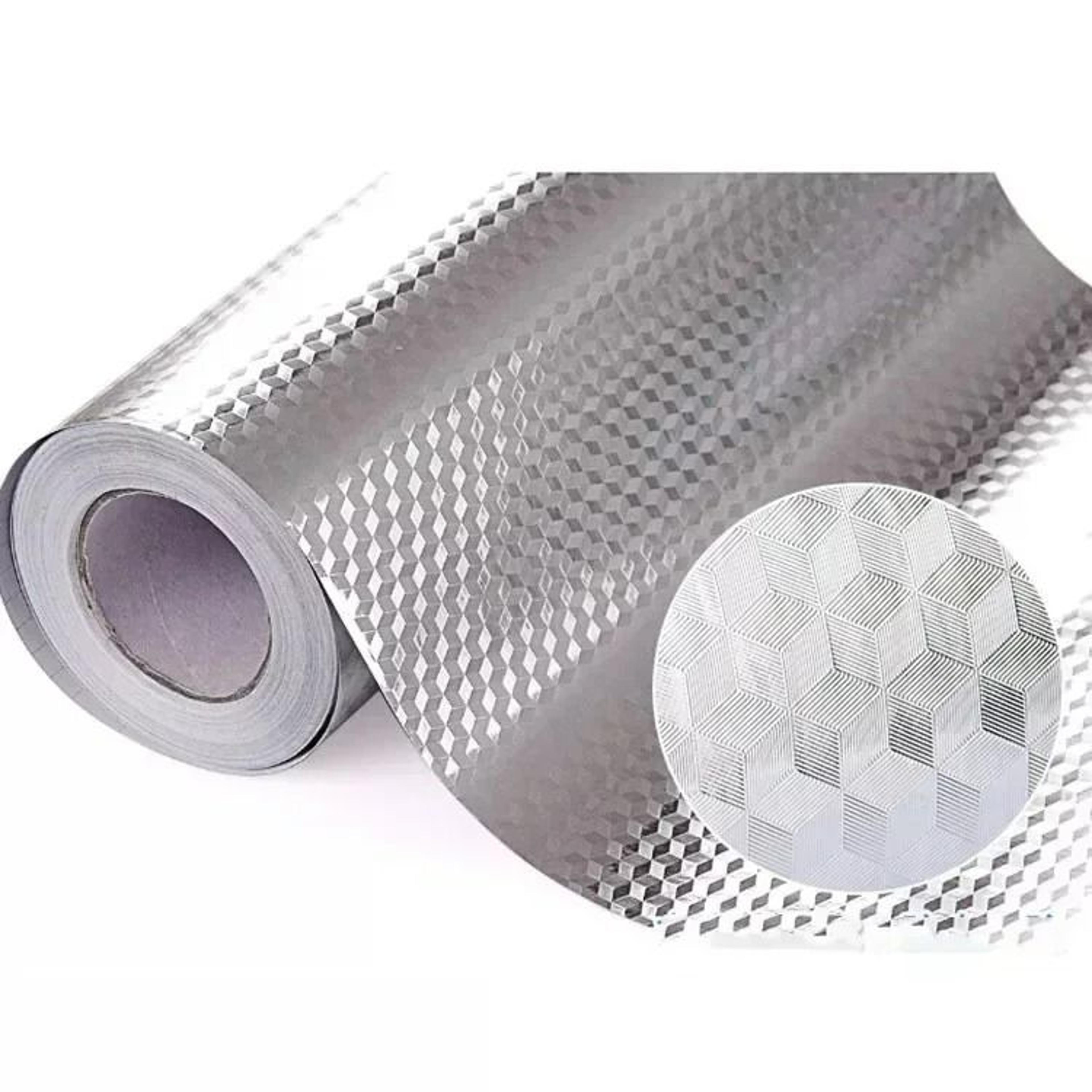 OilProof SelfAdhesive Aluminum Foil Kitchen Backsplash Wallpaper 7