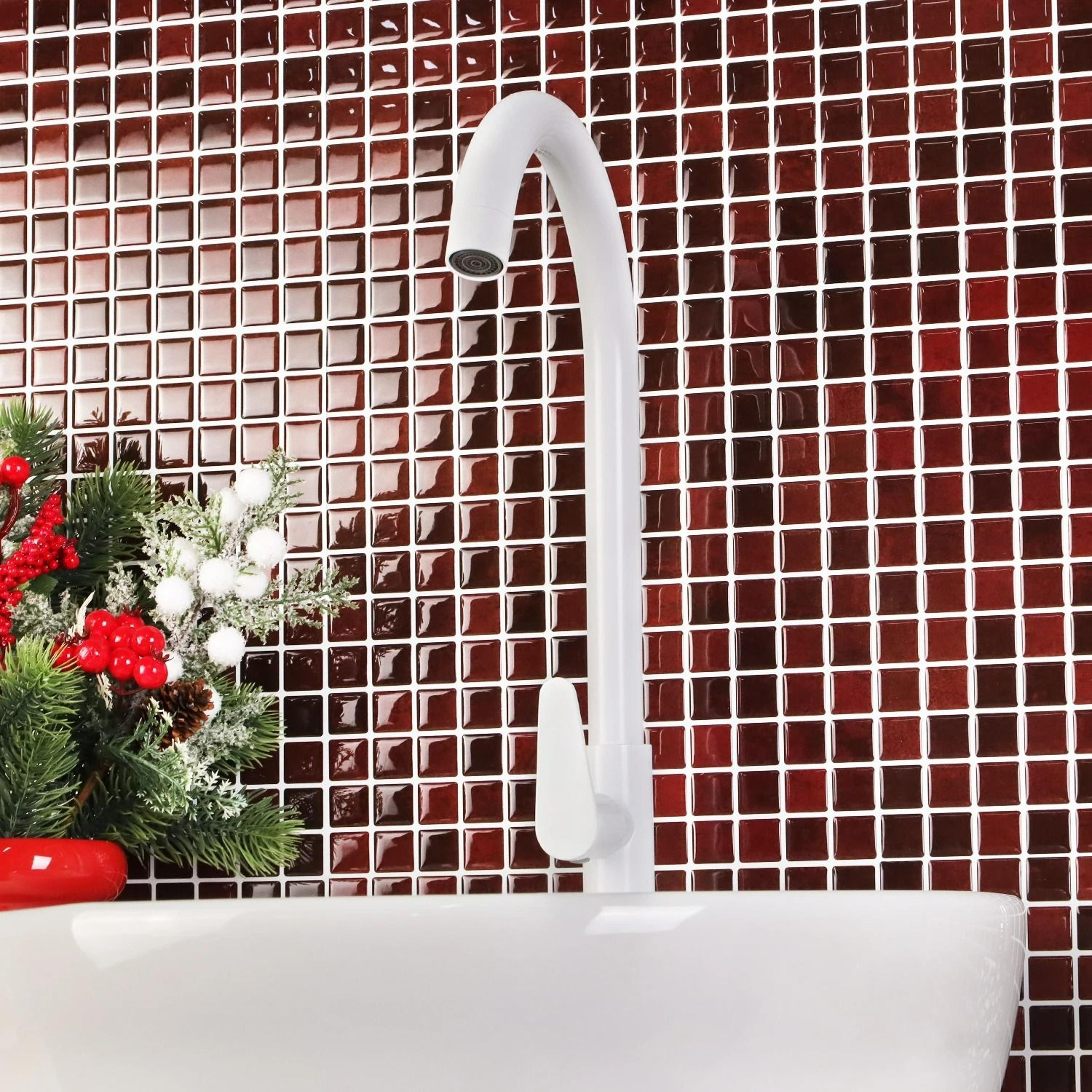 3Pack Christmas Mosaic Tile SelfAdhesive Removable Wall Decals 3