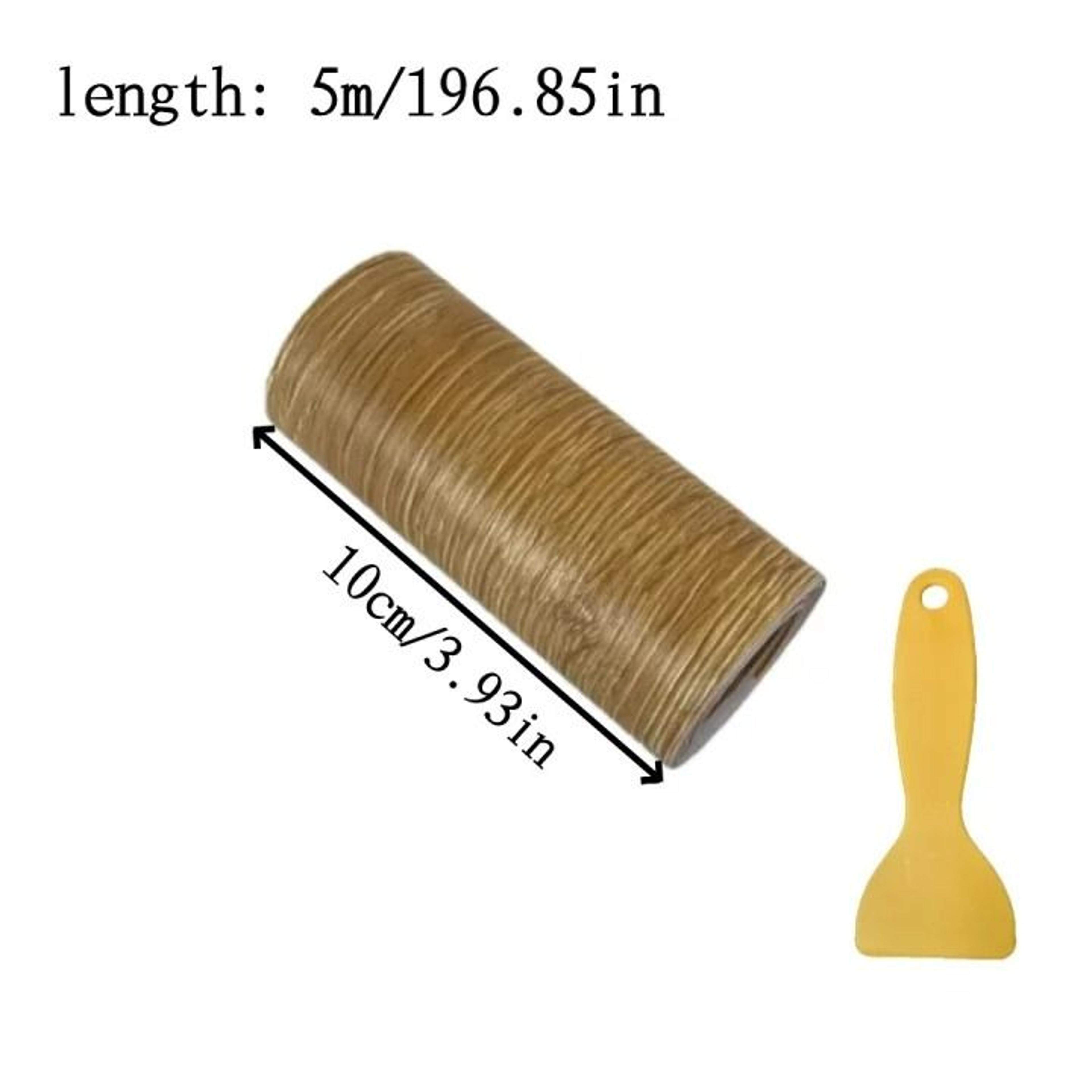 Thickened Wood Grain Skirting Line Wall Sticker Roll 9