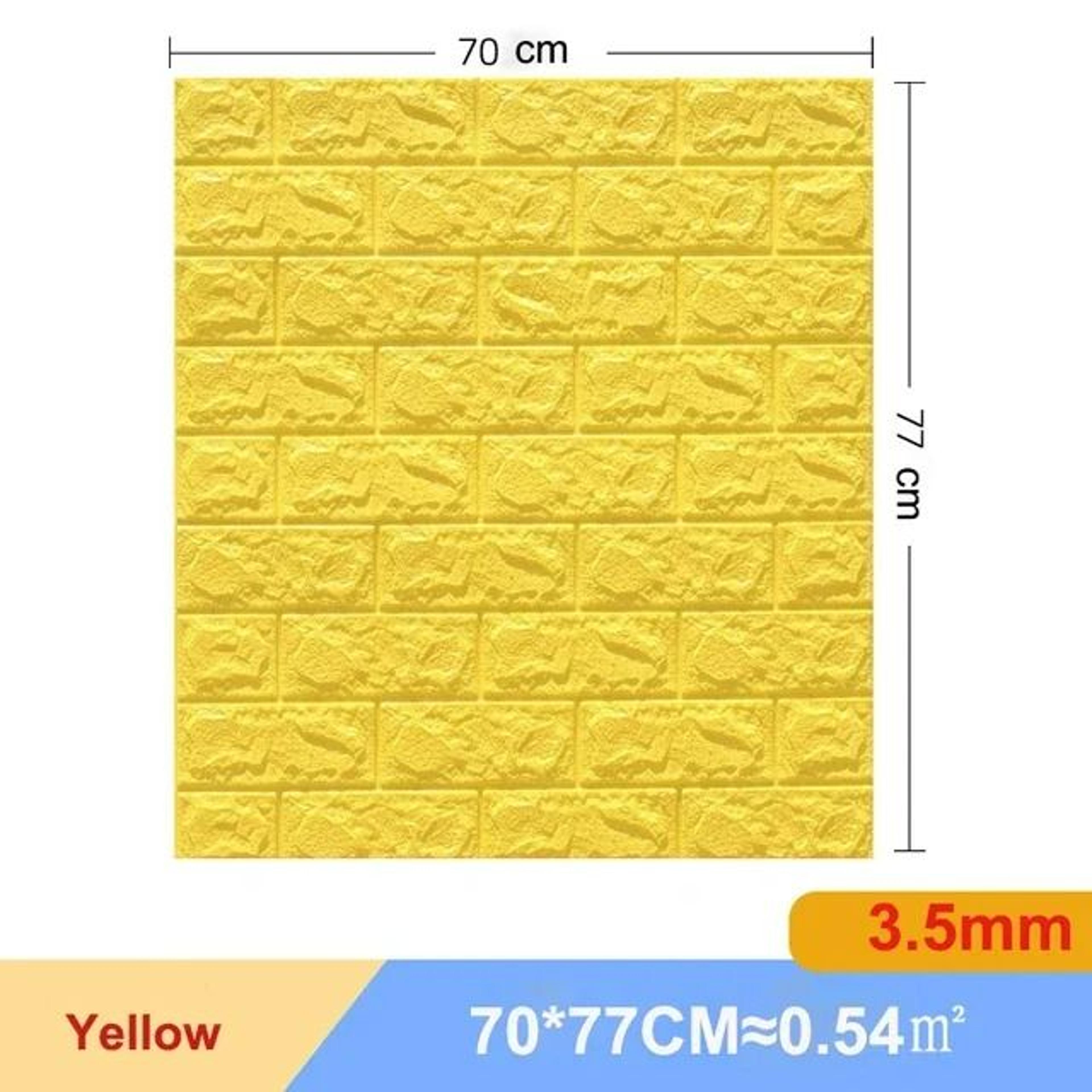 10Pack 3D Foam Brick Waterproof SelfAdhesive Wall Stickers 16