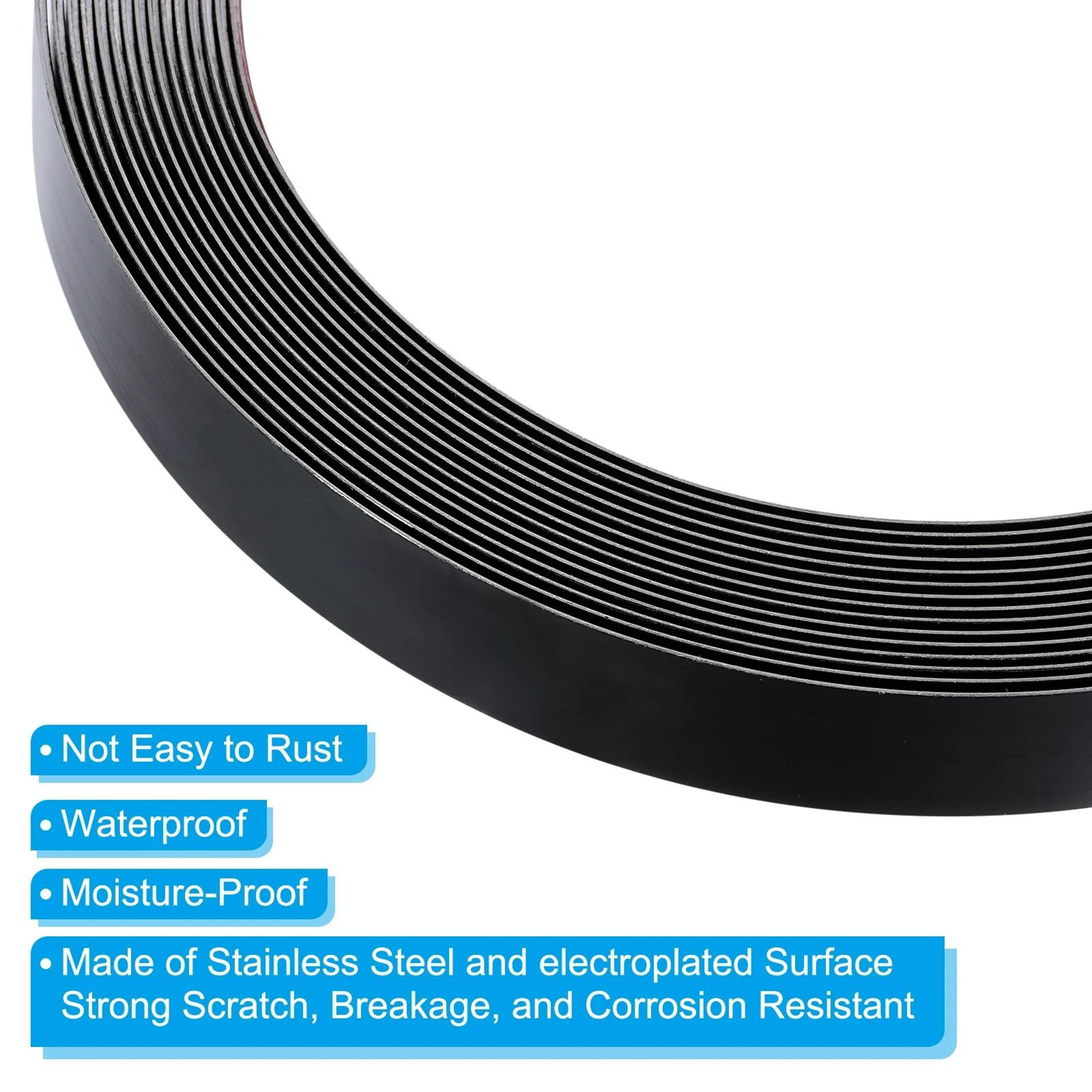 Silver Mirror Stainless Steel Flat Decorative Trim Strip 3