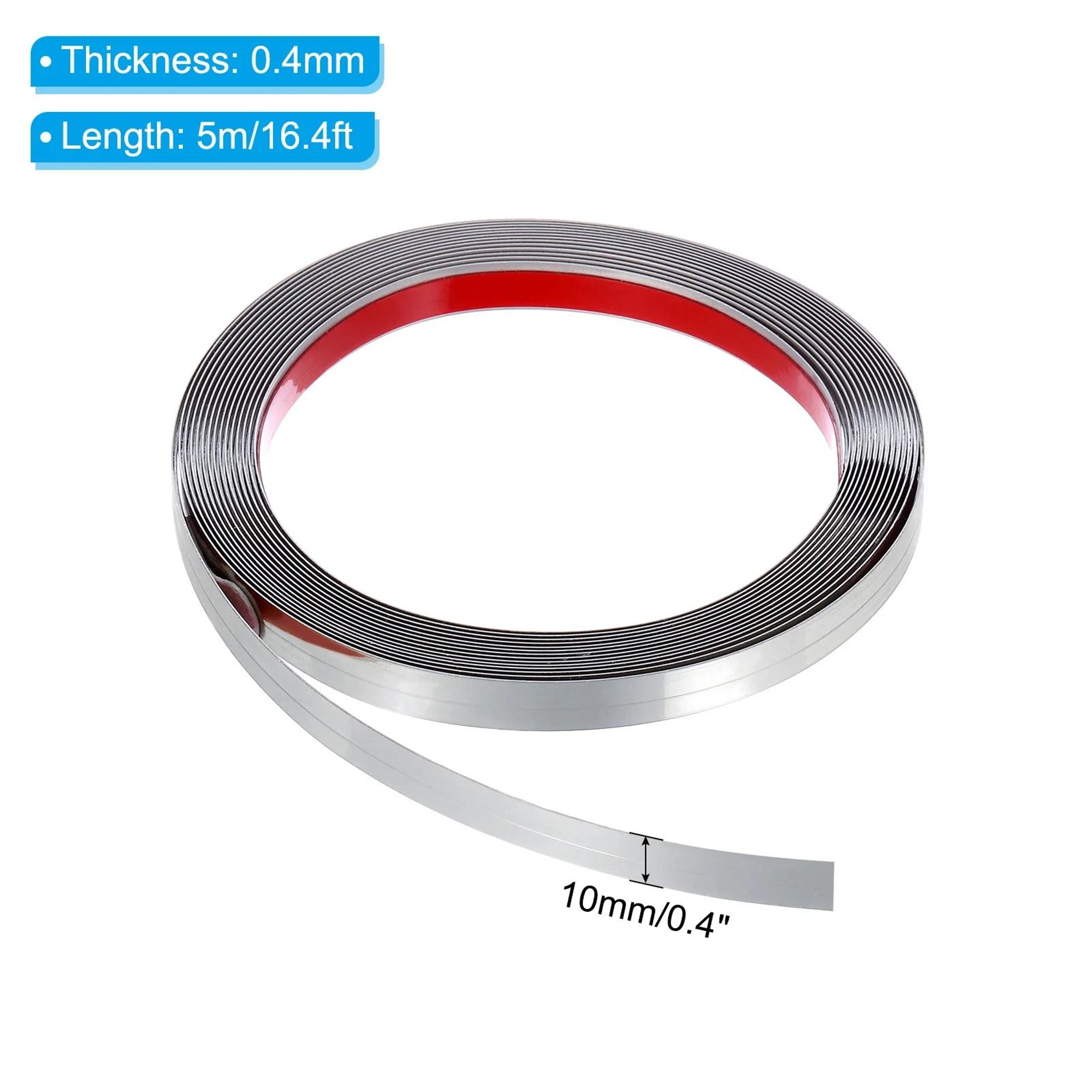 Silver Mirror Stainless Steel Flat Decorative Trim Strip 1