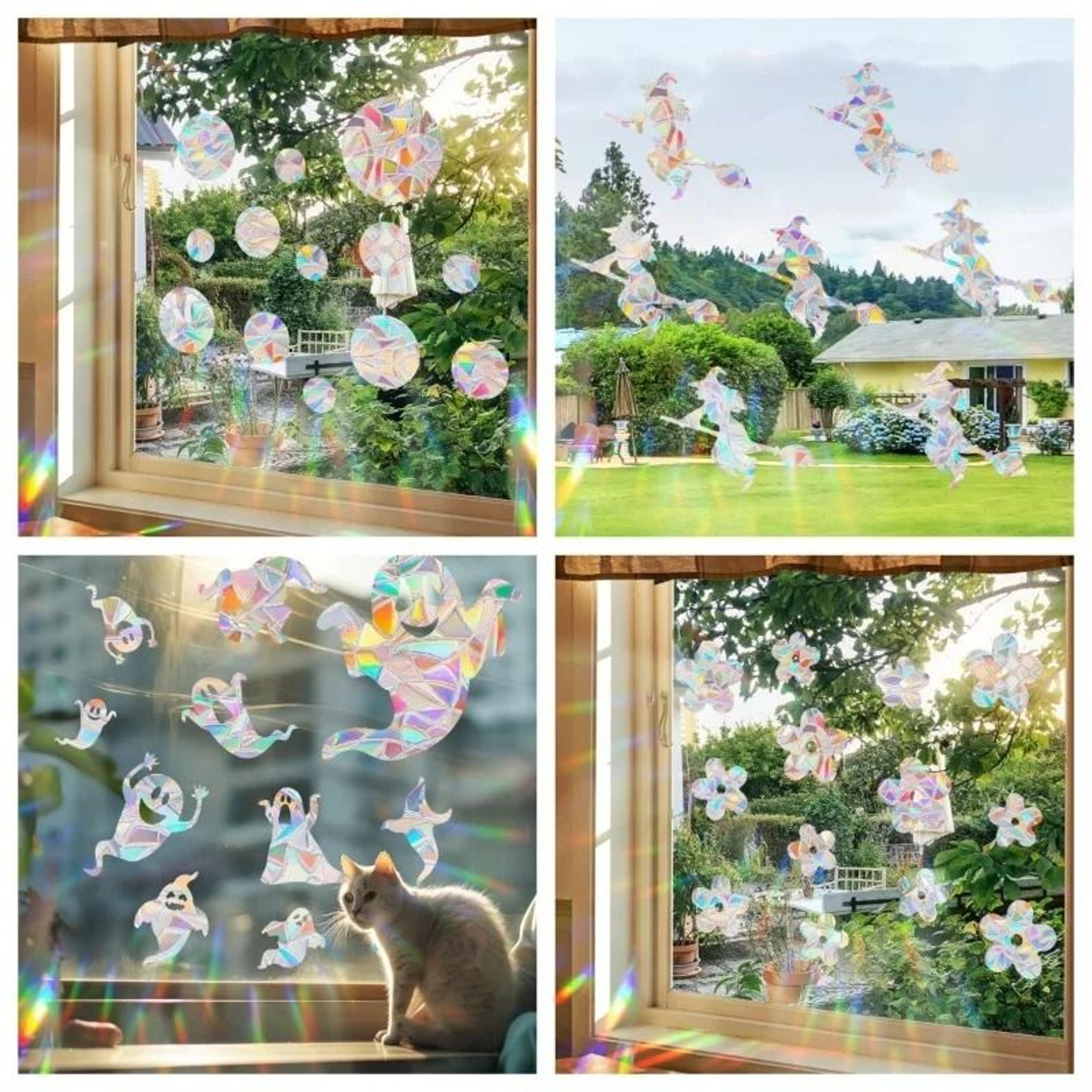 Rainbow Maker Suncatcher Electrostatic Window Prism Sticker Set 2