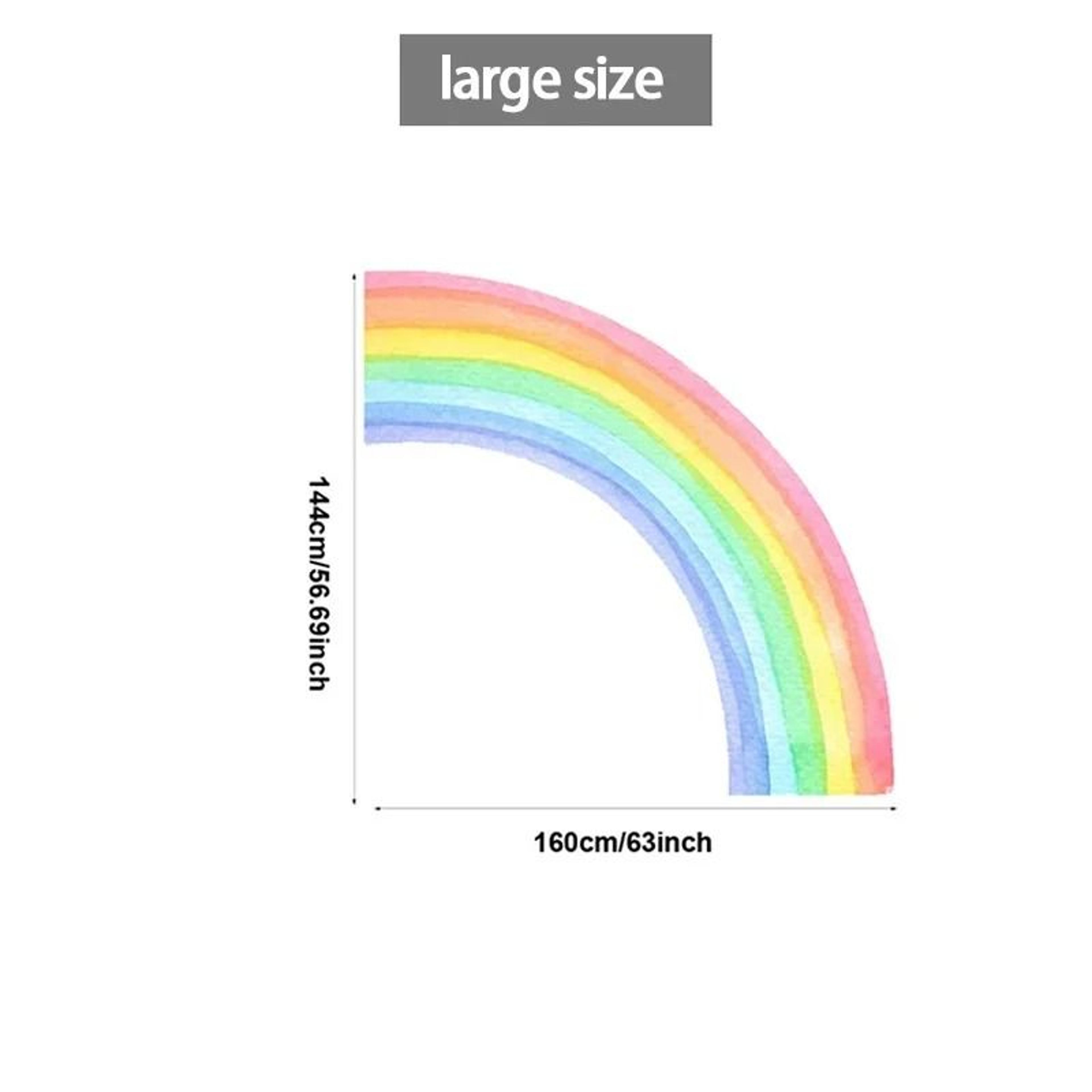 Rainbow SelfAdhesive PVC Wall Sticker Set 9