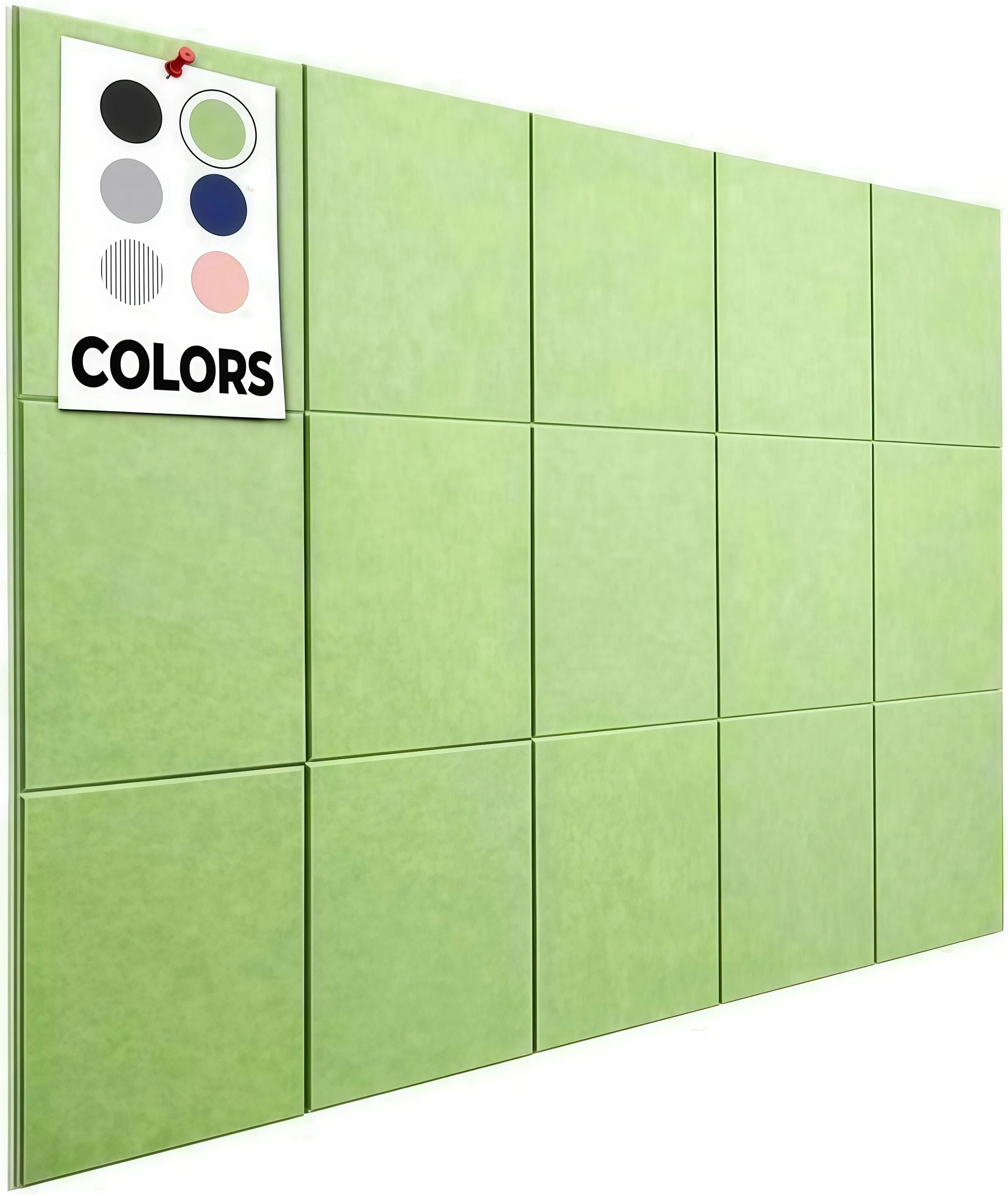 6Pack Large SelfAdhesive Felt Bulletin Board Tiles 11