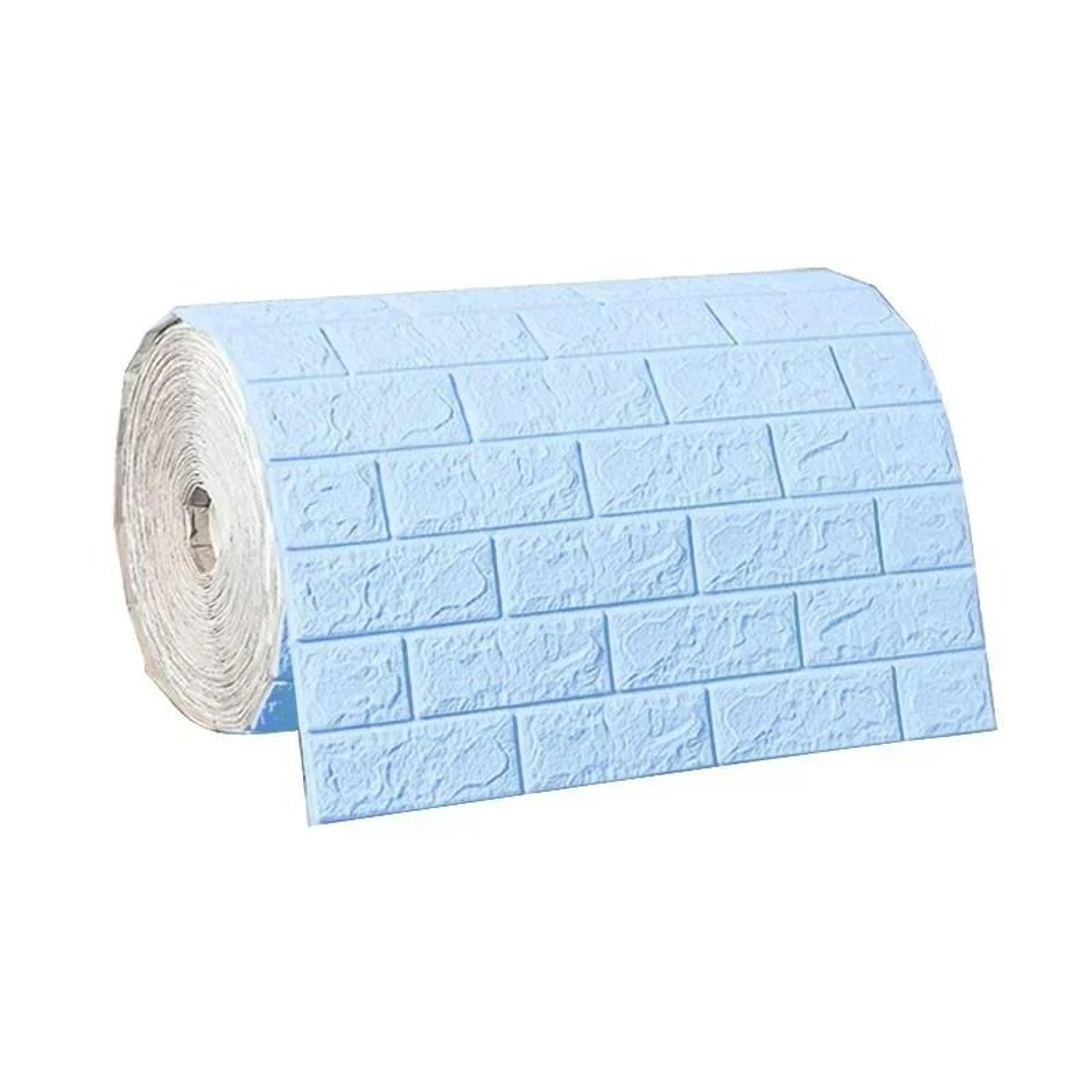 3D Soft AntiCollision Foam Brick SelfAdhesive Wallpaper Roll 11