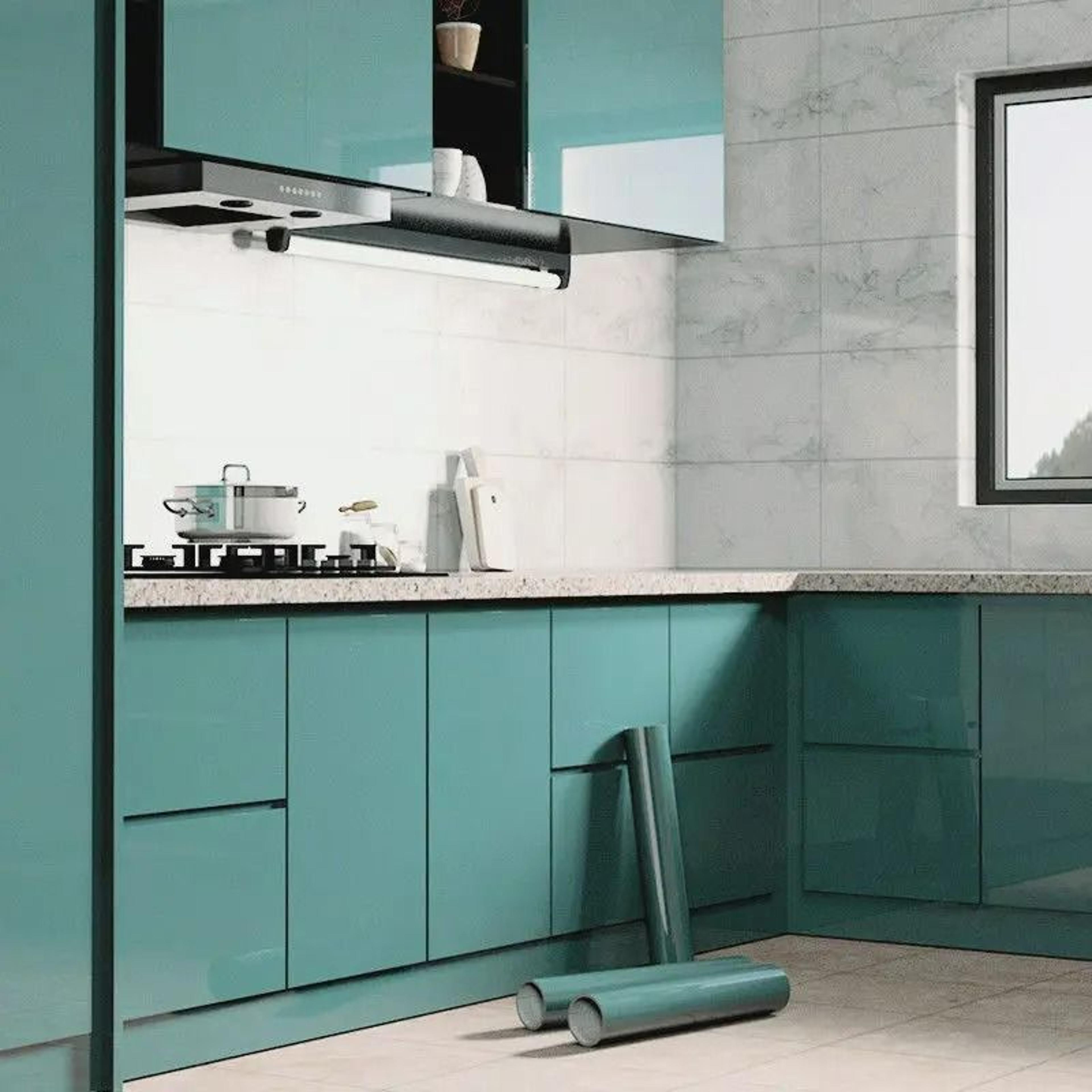 Thickened Waterproof Solid Color SelfAdhesive Vinyl Cabinet Film 18