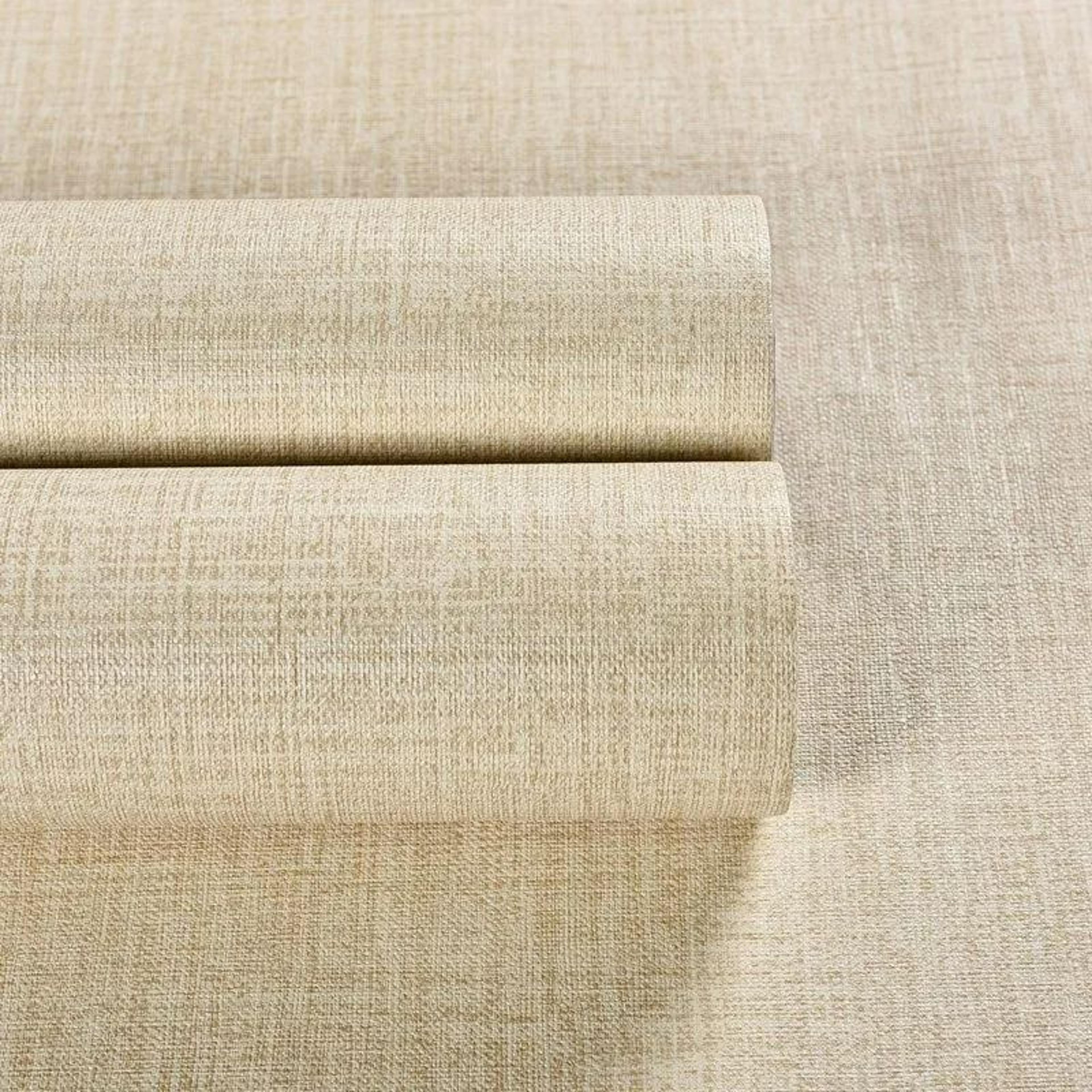 Waterproof Solid Color Linen Textured SelfAdhesive Wallpaper 15