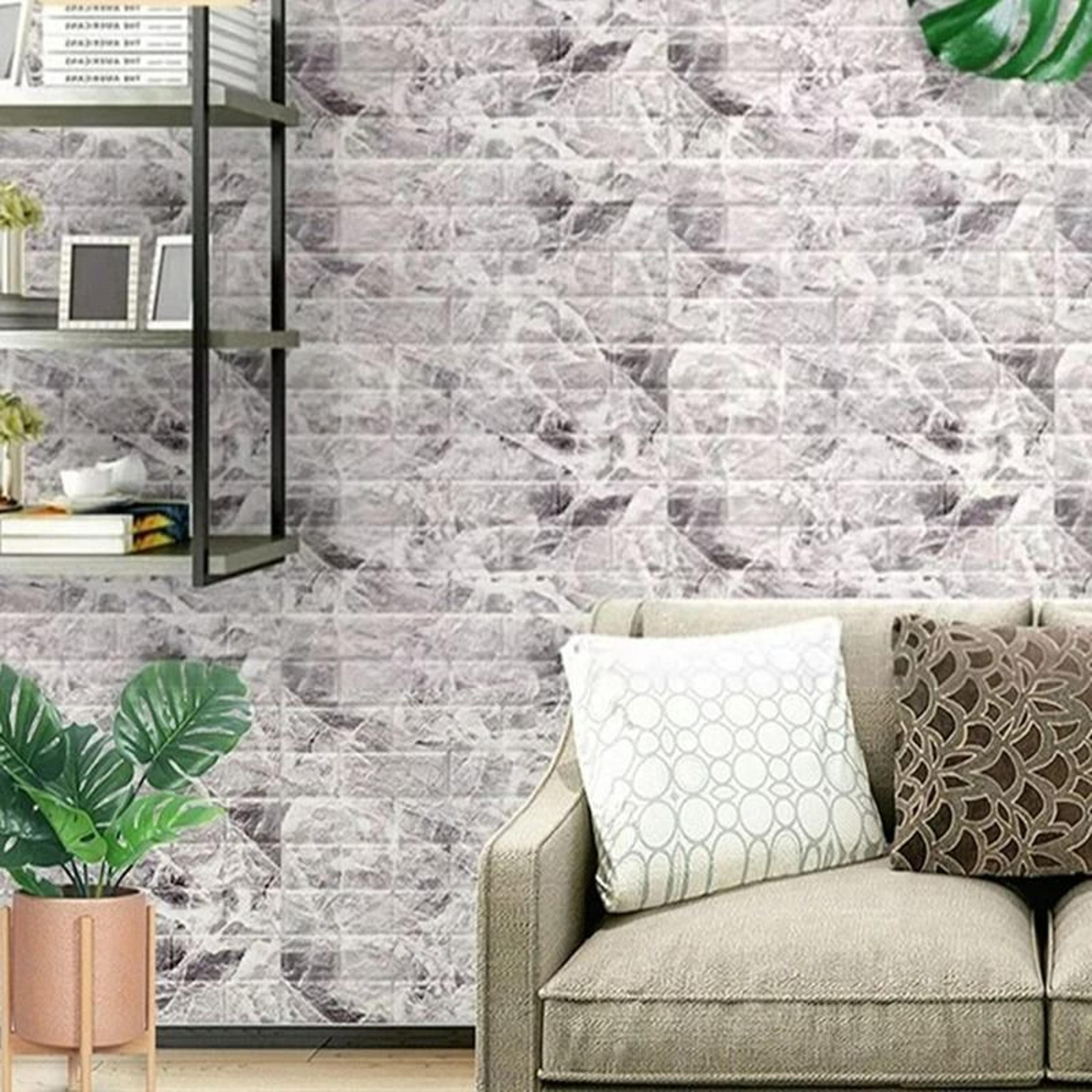 10Piece 3D SelfAdhesive Brick Foam Wall Panel Set 3
