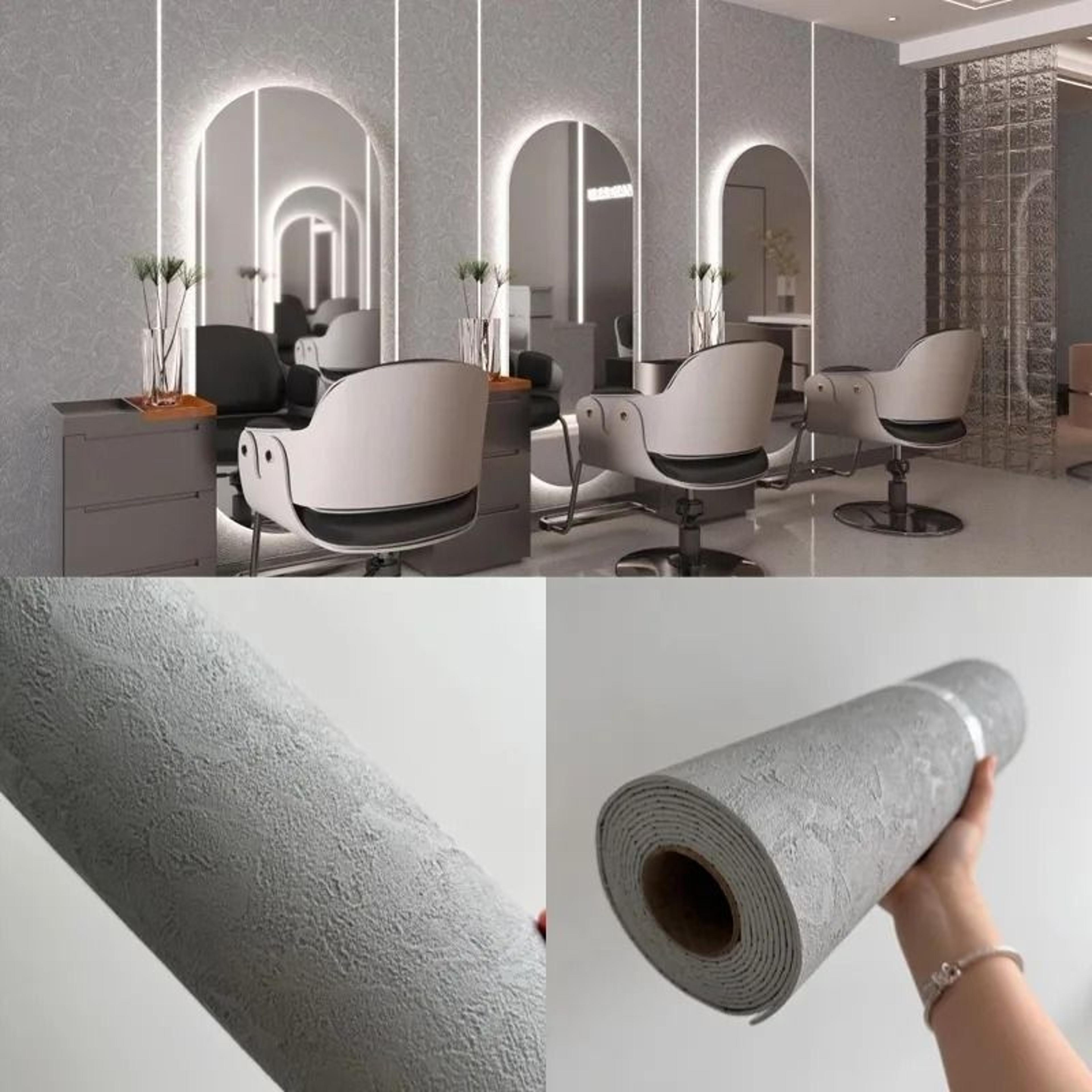 Stone Textured Flexible Roman Travertine Slate Wallpaper Roll 9