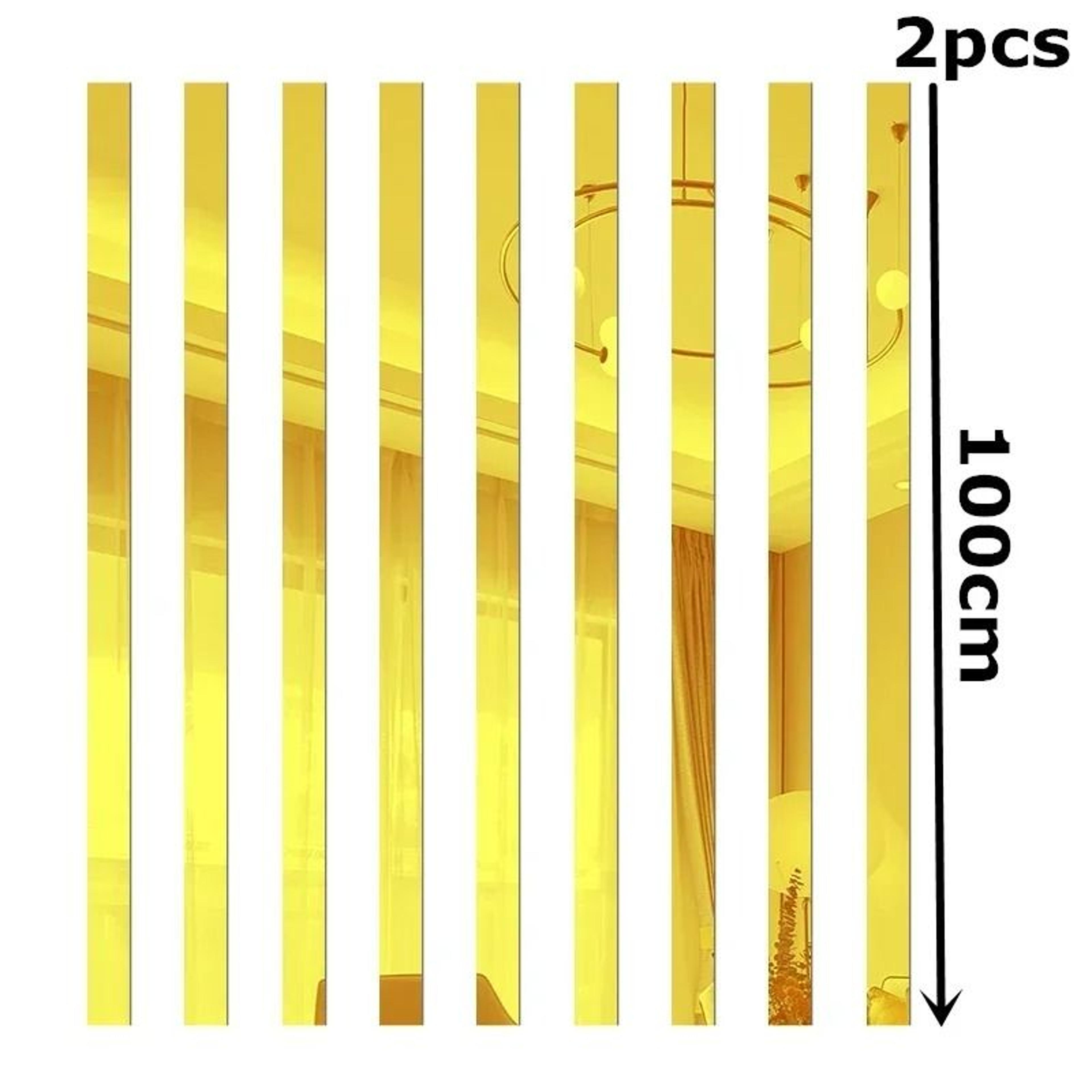 SelfAdhesive Acrylic 3D Mirror Ceiling Edge  Trim Strip 11